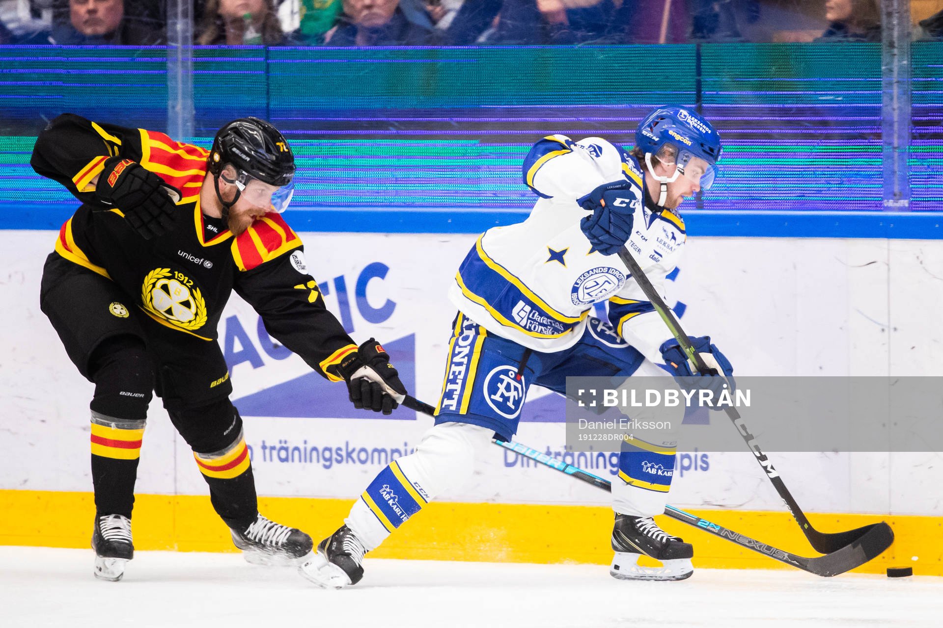 Brynäs Joachim Rohdin och Leksands Oskar Lang