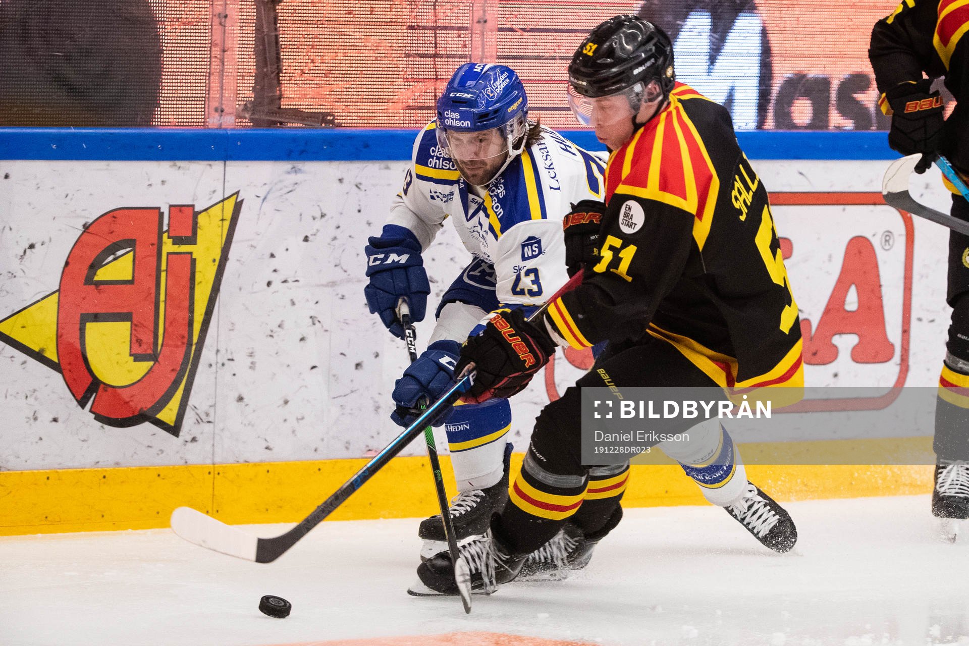 Leksands André Hult och Brynäs Tomi Sallinen