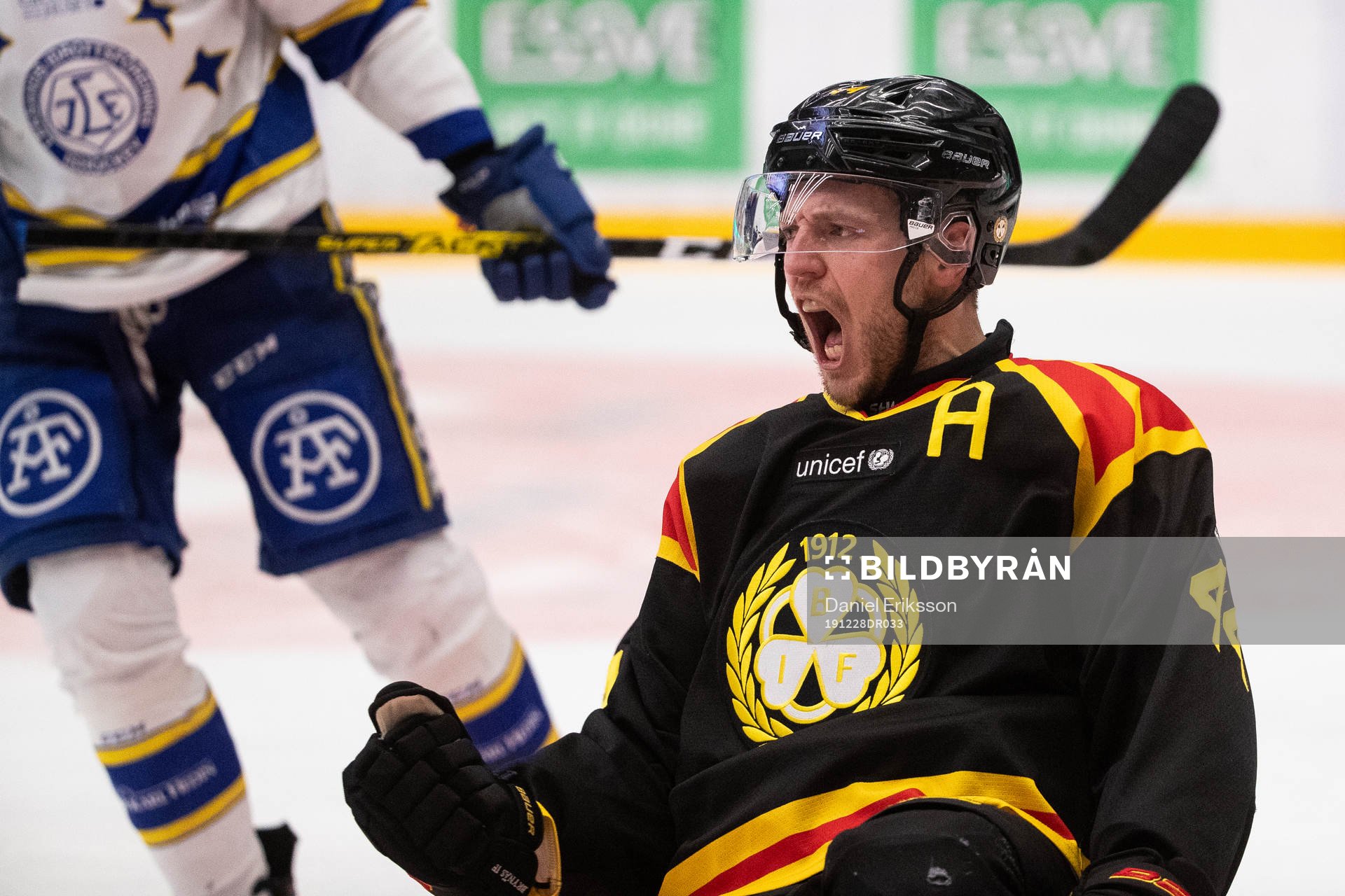 Brynäs Jacob Blomqvist jublar