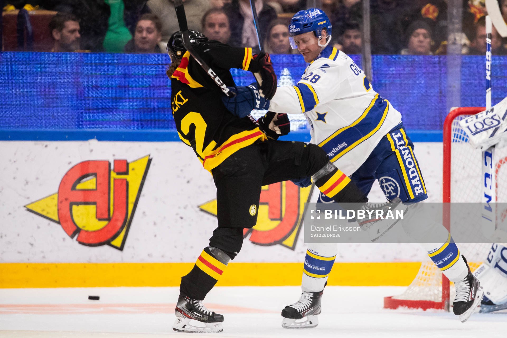 Brynäs Adam Brodecki och Leksands Mattias Göransson