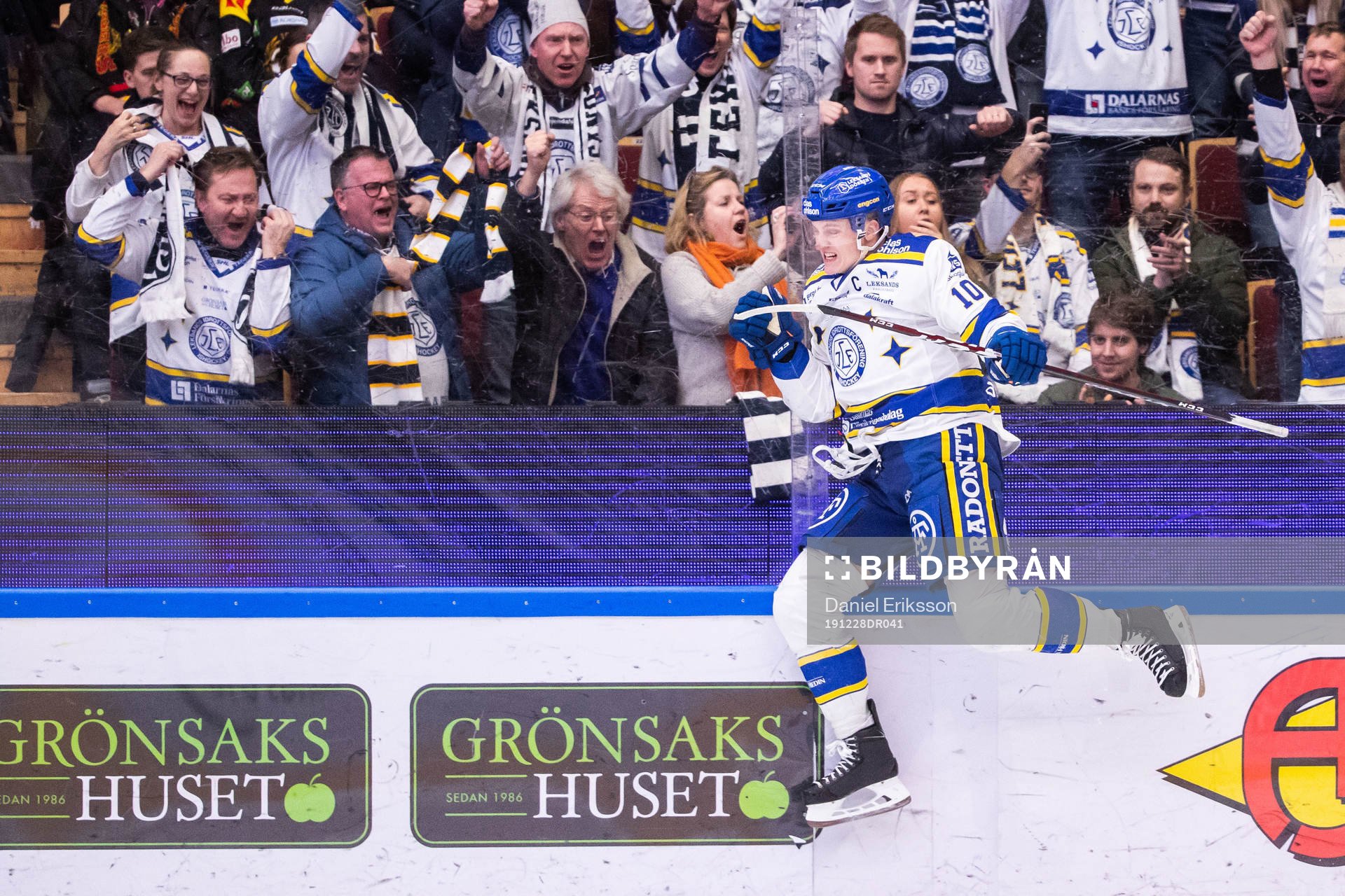 Leksands Martin Karlsson jublar