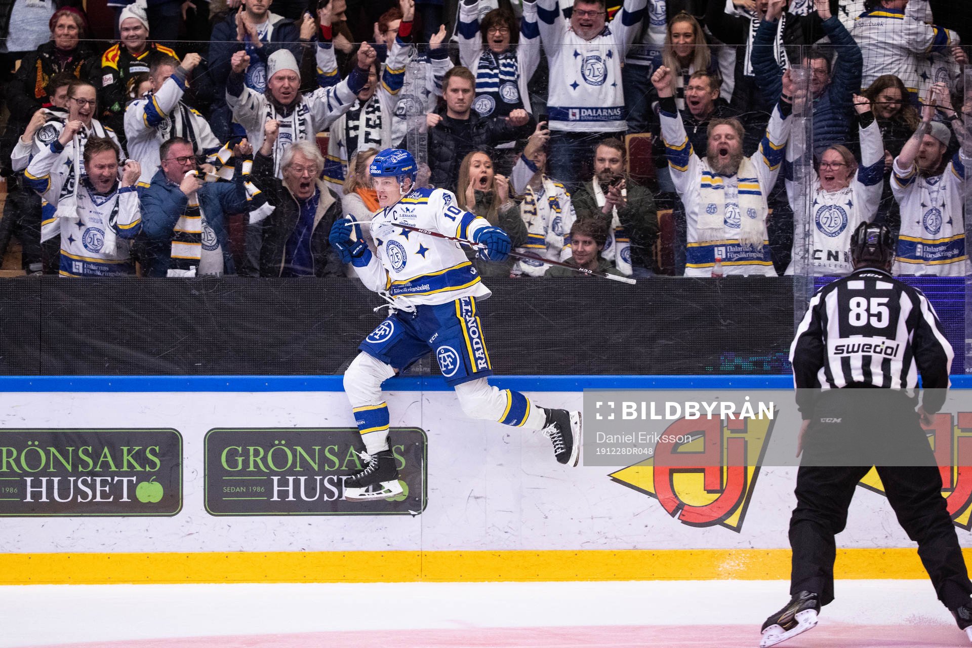 Leksands Martin Karlsson jublar