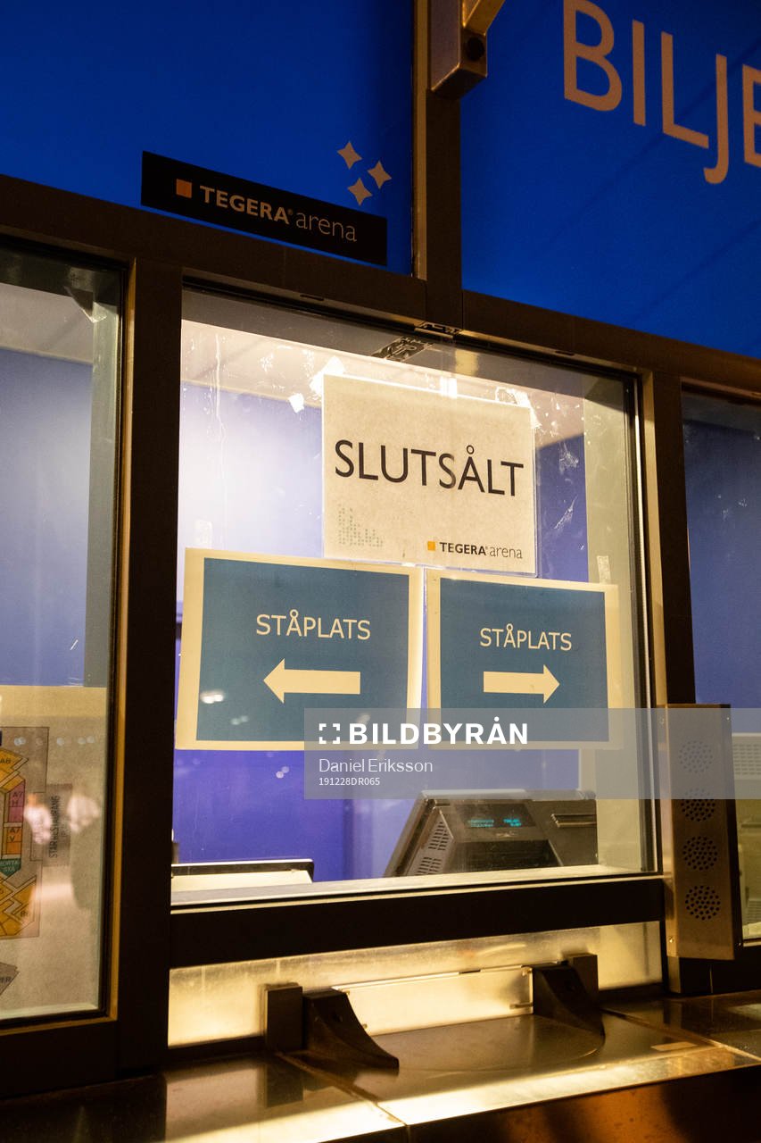 Slutsålt vid ishockeymatchen i SHL mellan Leksand och