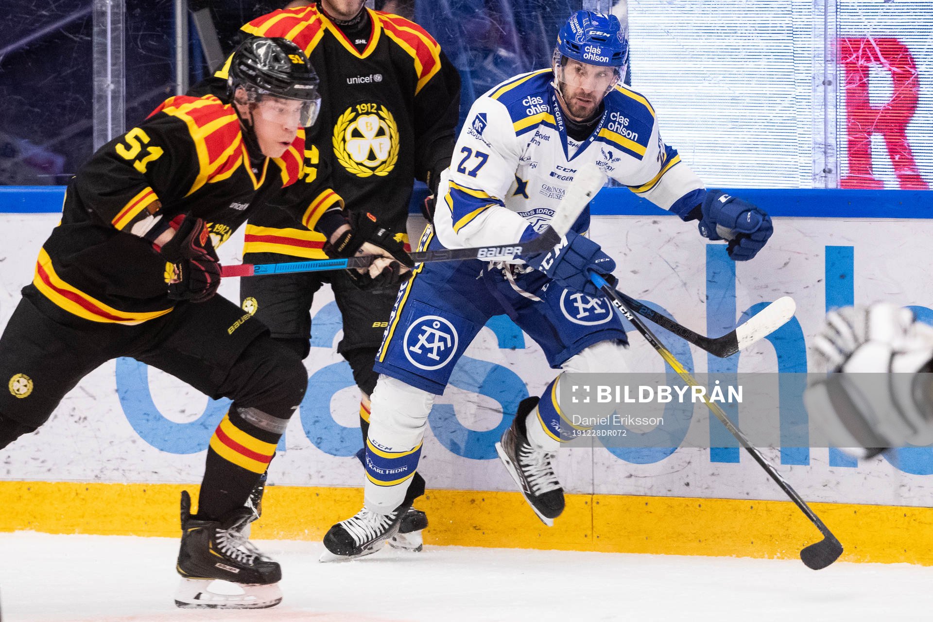 Brynäs Tomi Sallinen och Leksands Marek Hrivik