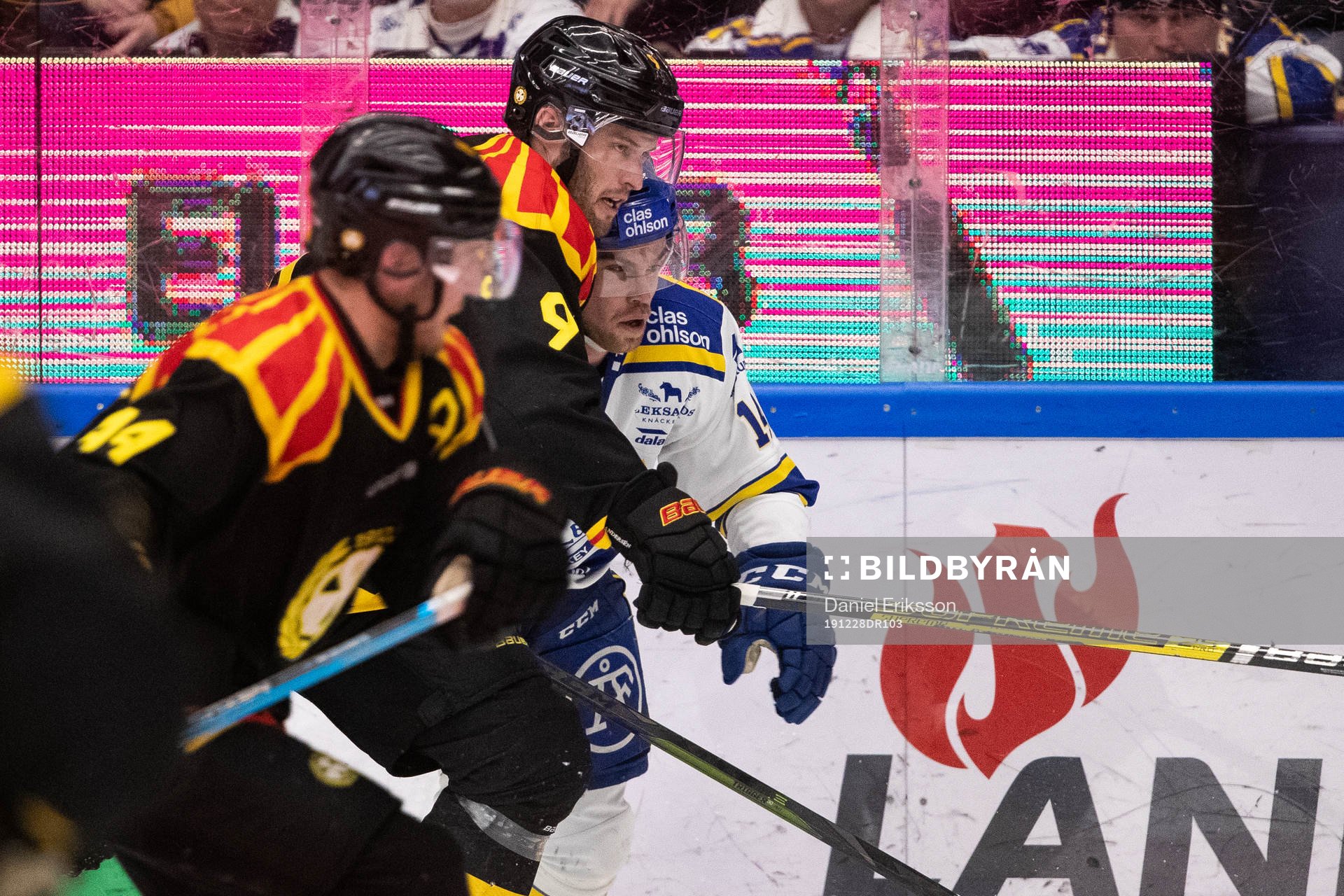 Brynäs Niclas Andersén och Leksands Oskar Lang