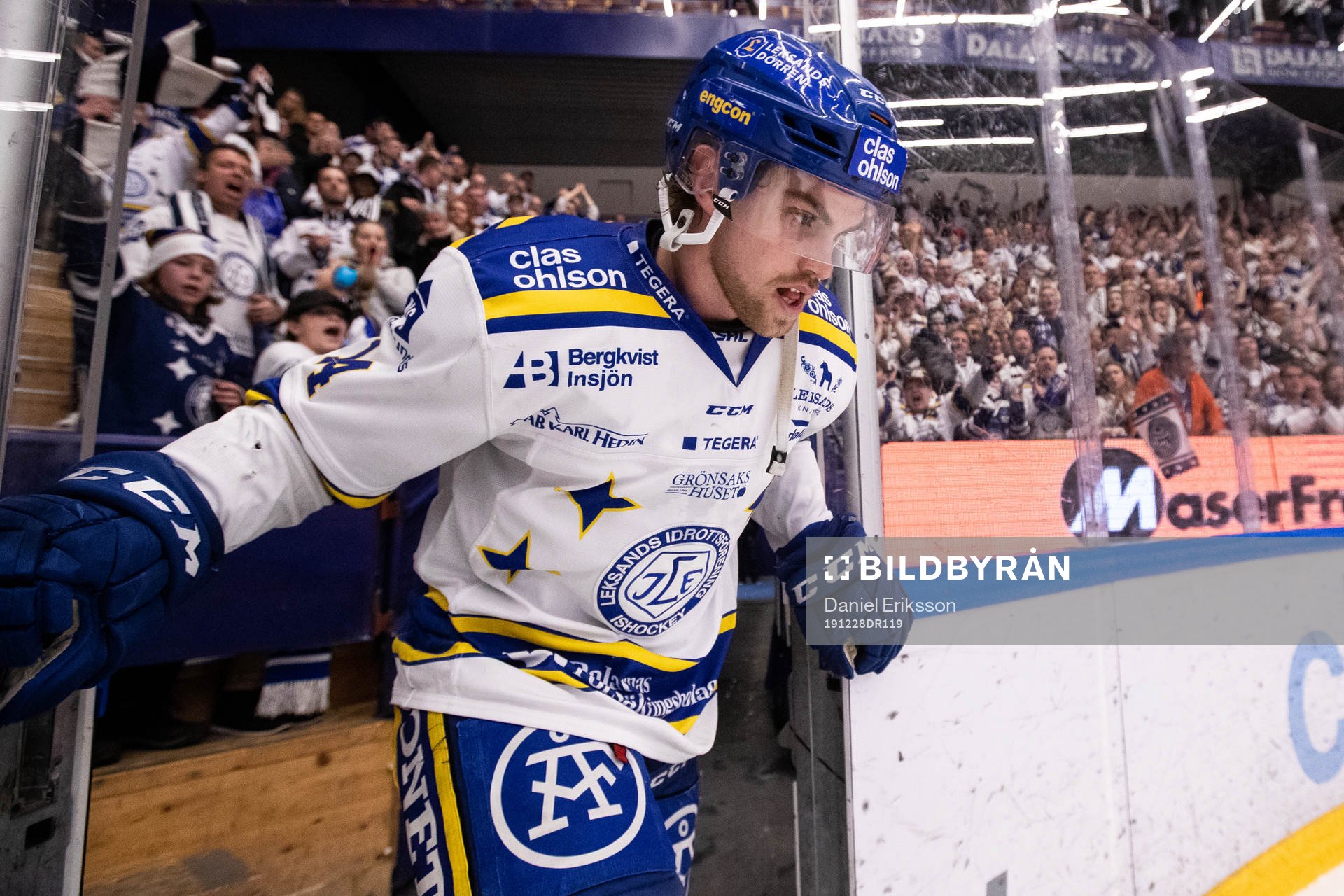 Leksands Oskar Lang utsedd till matchens krigare