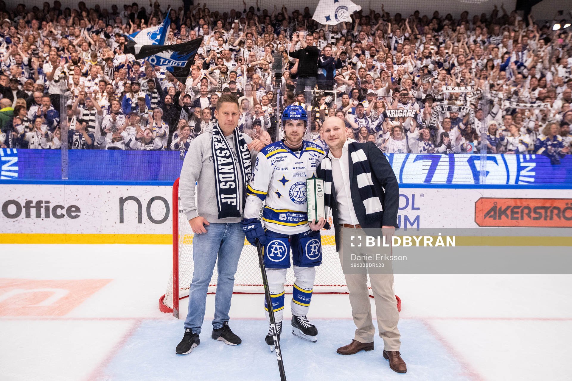 Leksands Oskar Lang utsedd till matchens lirare