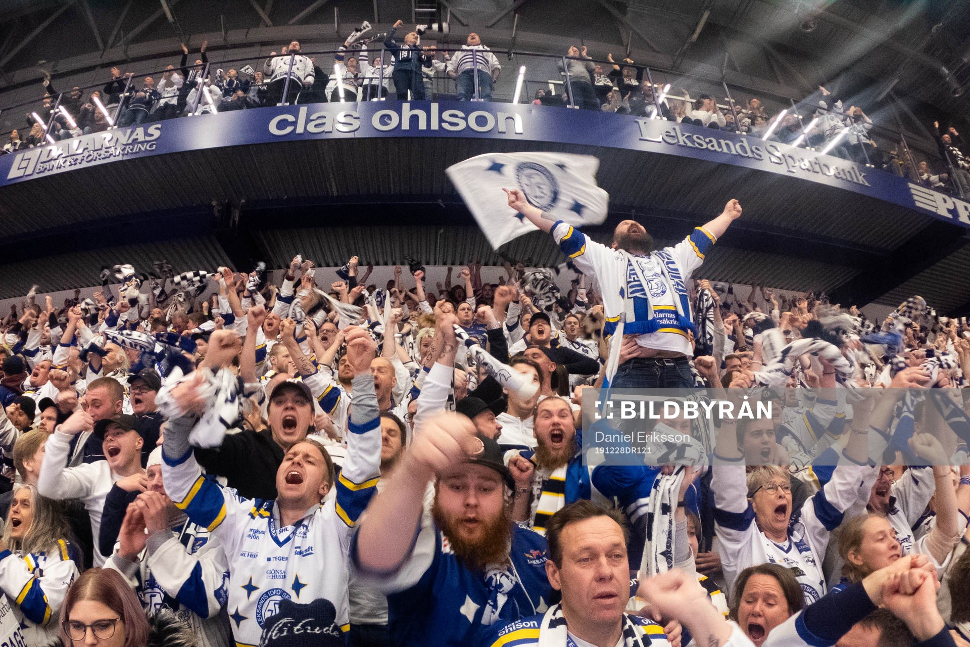 Leksands publiken jublar