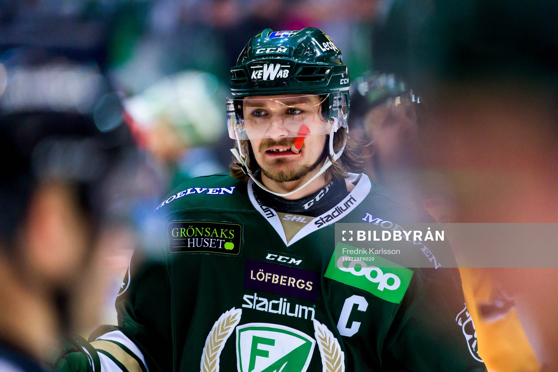 Färjestads Linus Johansson deppar