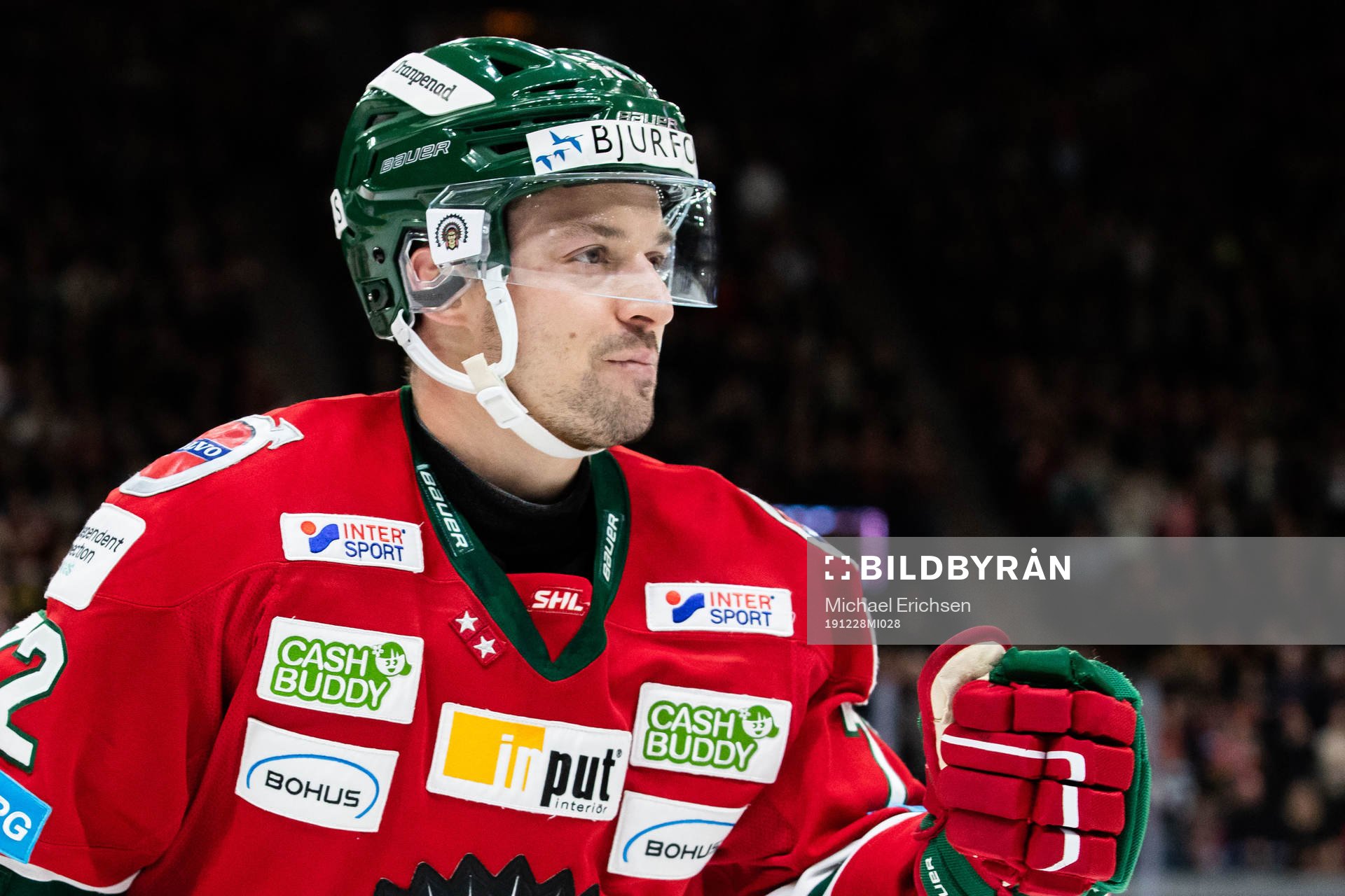 Frölundas Patrik Carlsson jublar