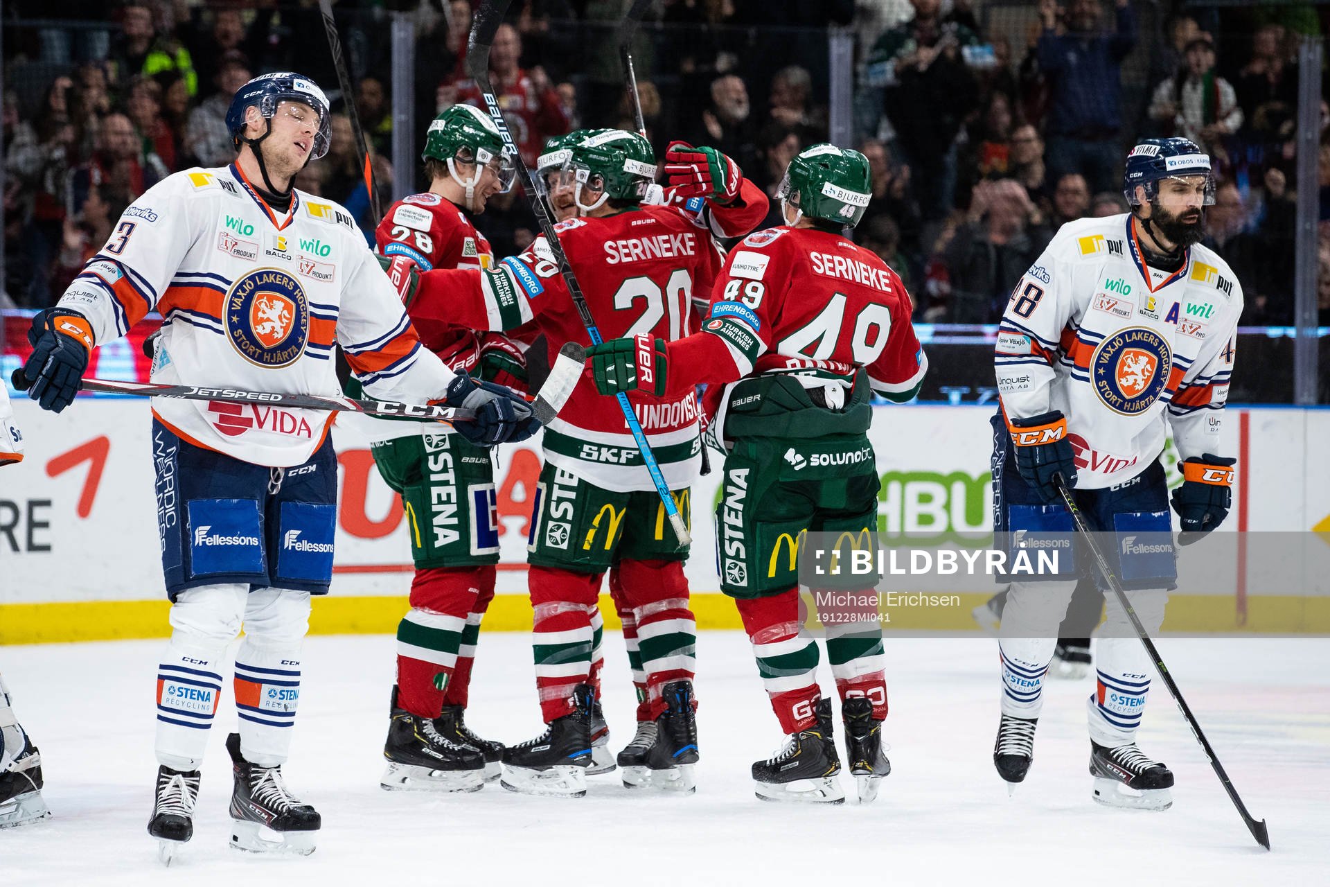 Växjös Oliver Bohm och Daniel Rahimi deppar