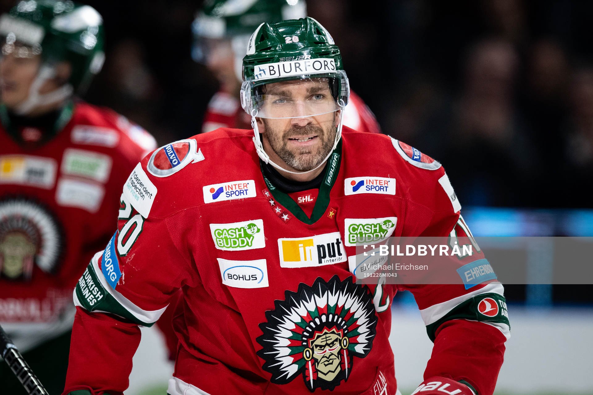 Frölundas Joel Lundqvist jublar
