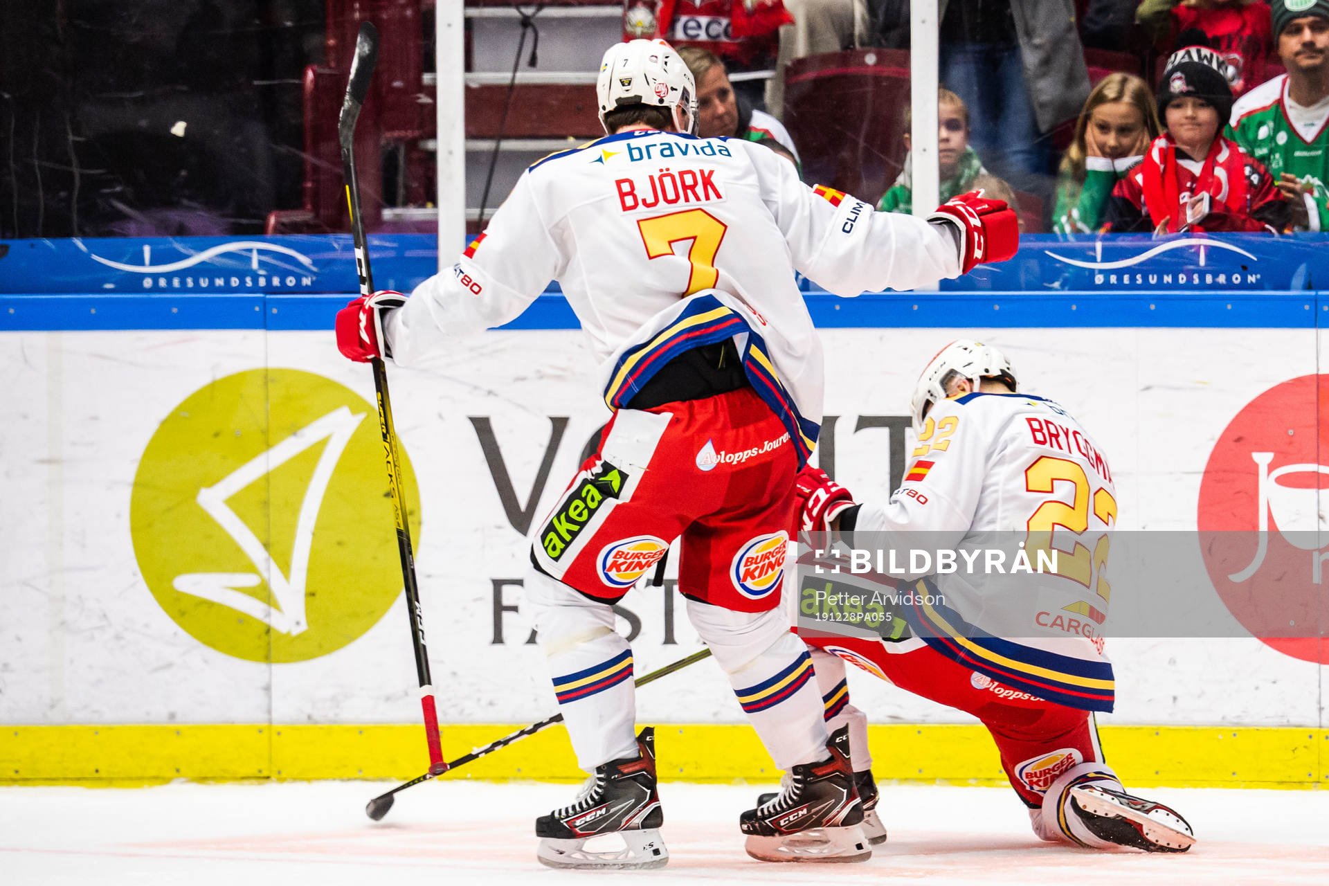 Malmö Redhawks Lars Bryggman jublar