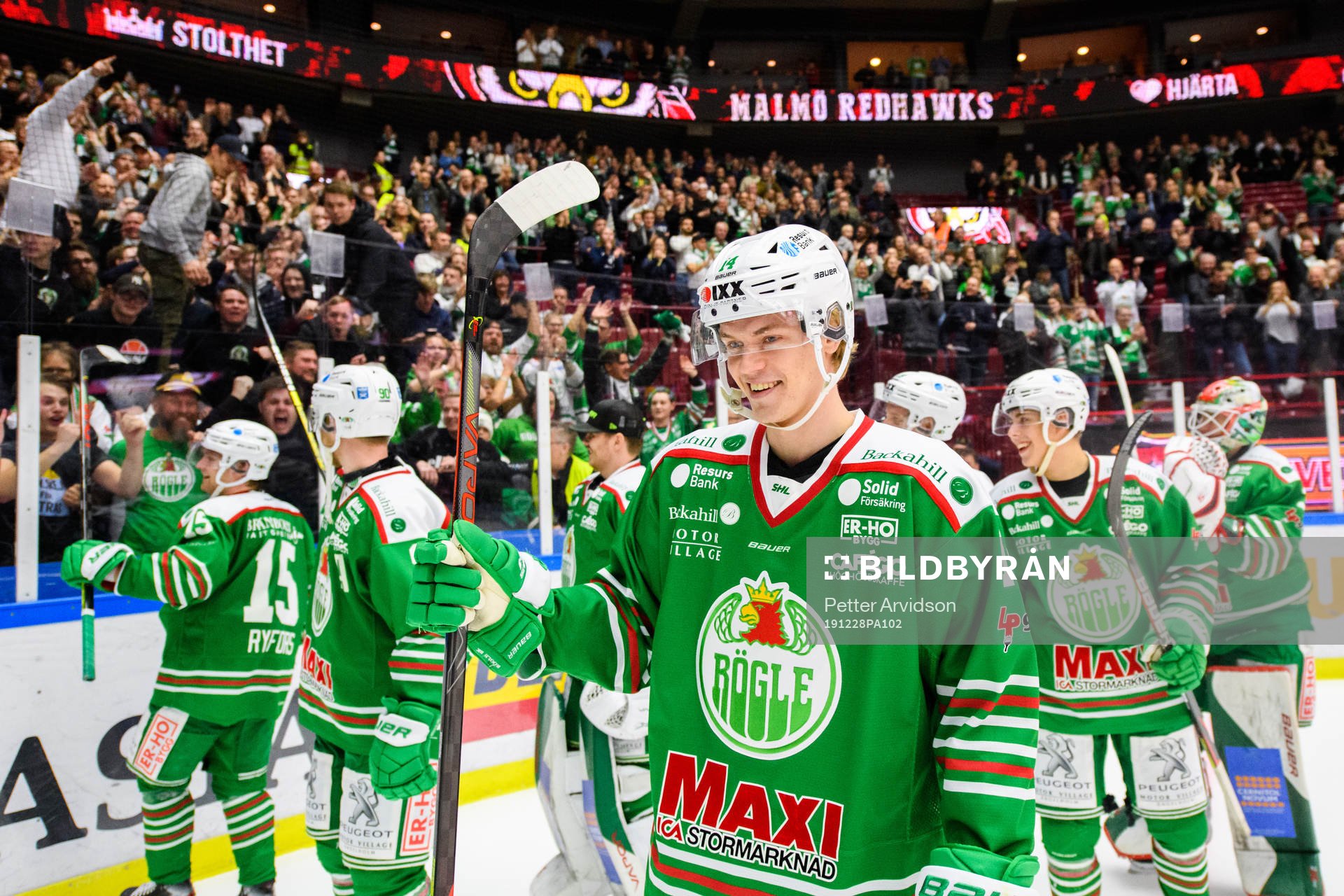 Rögles Jakob Bondesson jublar