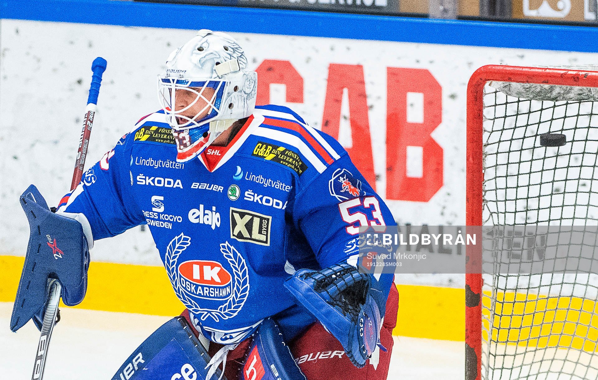 Oskarshamns målvakt Fredrik Pettersson-Wentzel