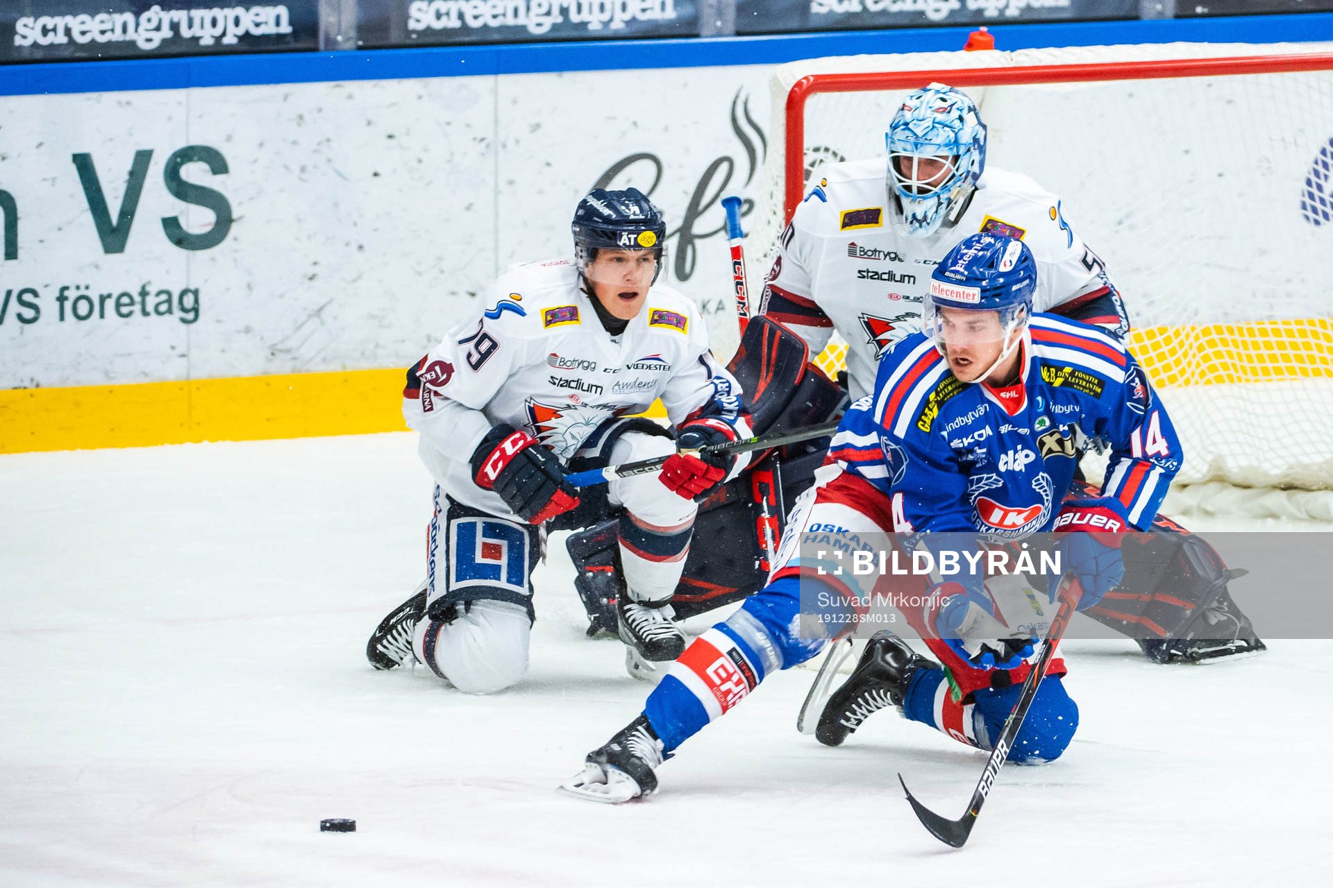 Oskarshamns Pontus Netterberg mot Linköpings Patrik Lundh