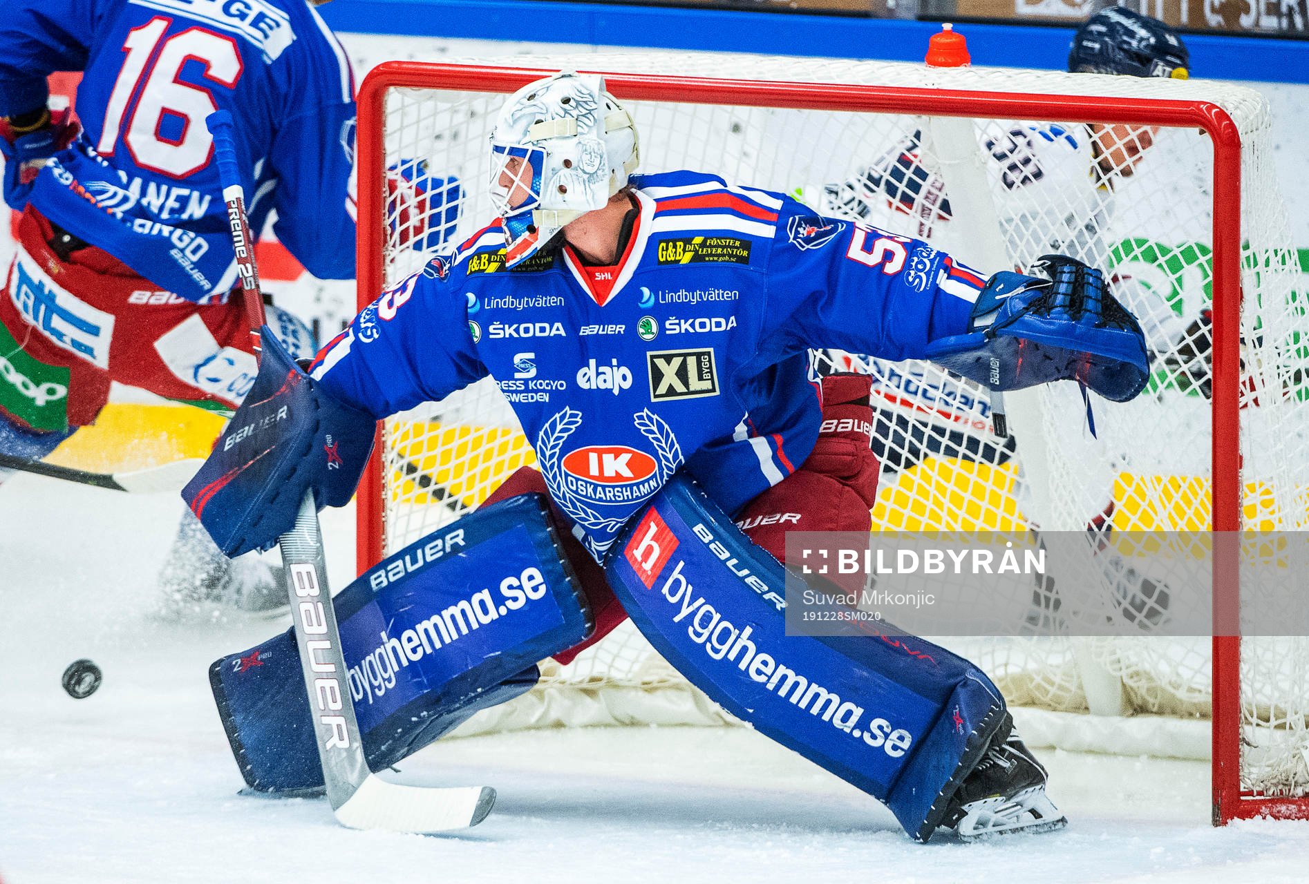 Oskarshamns målvakt Fredrik Pettersson-Wentzel