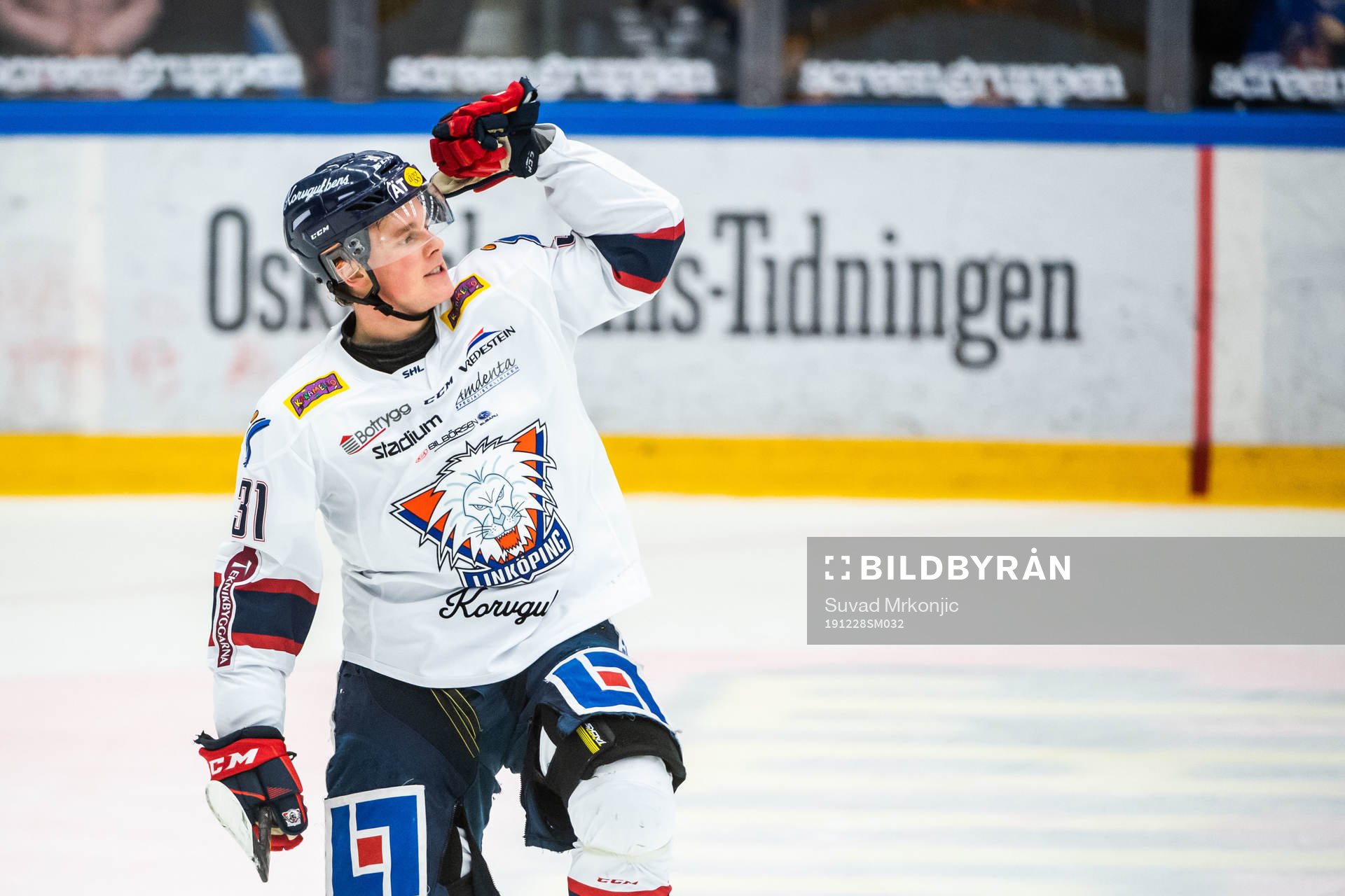 Linköpings Olle Lycksell jublar