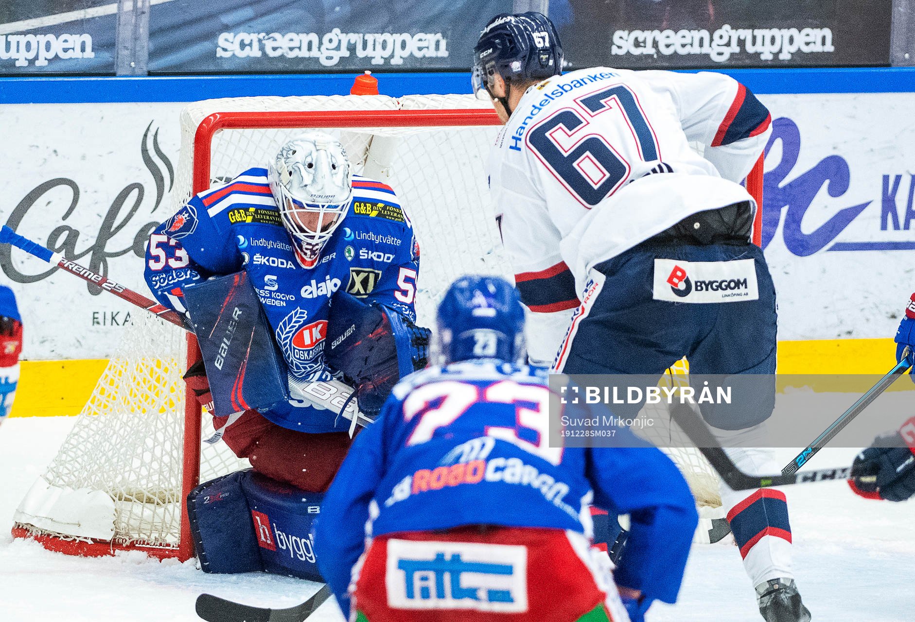 Oskarshamns målvakt Fredrik Pettersson-Wentzel och