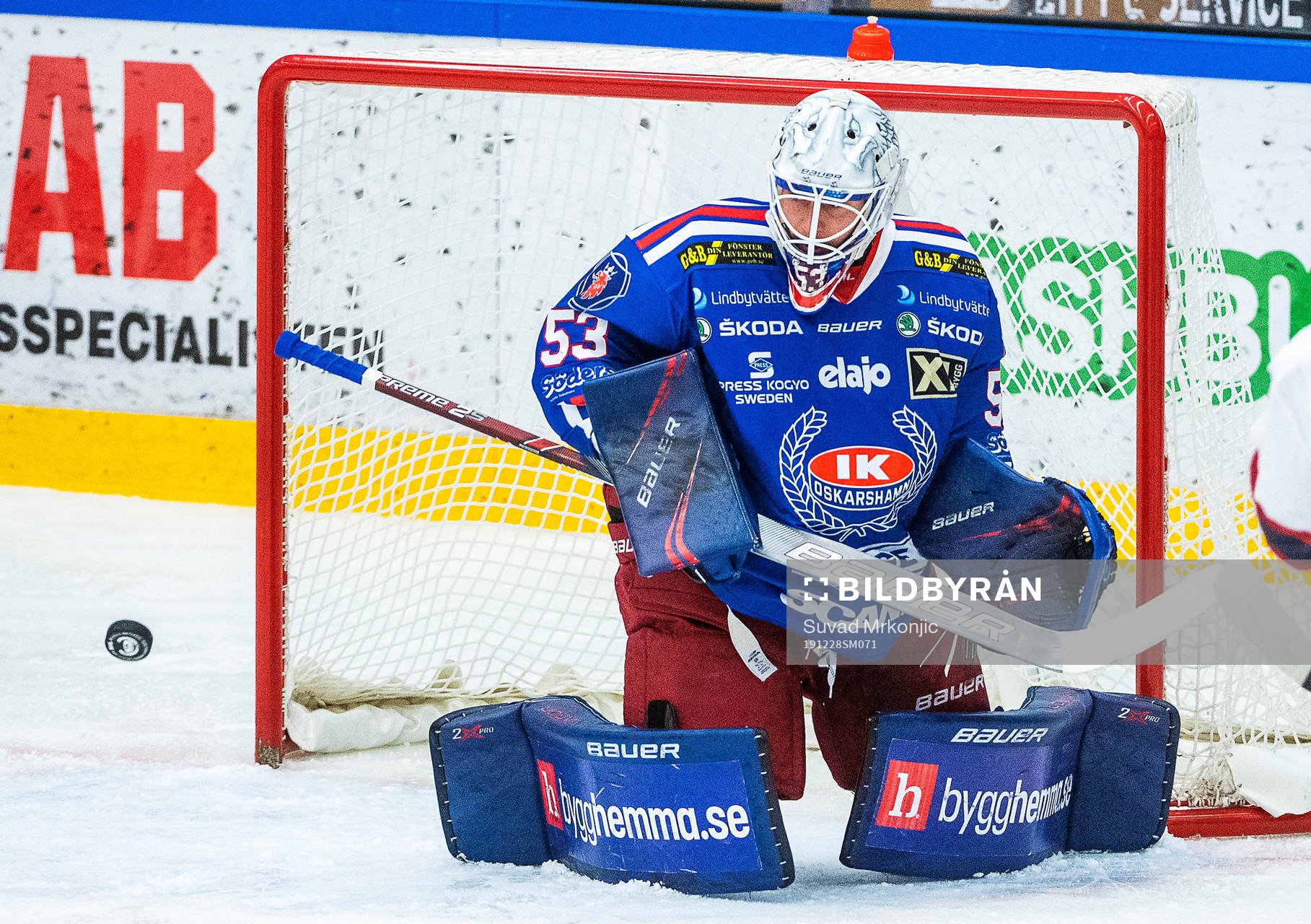 Oskarshamns målvakt Fredrik Pettersson-Wentzel
