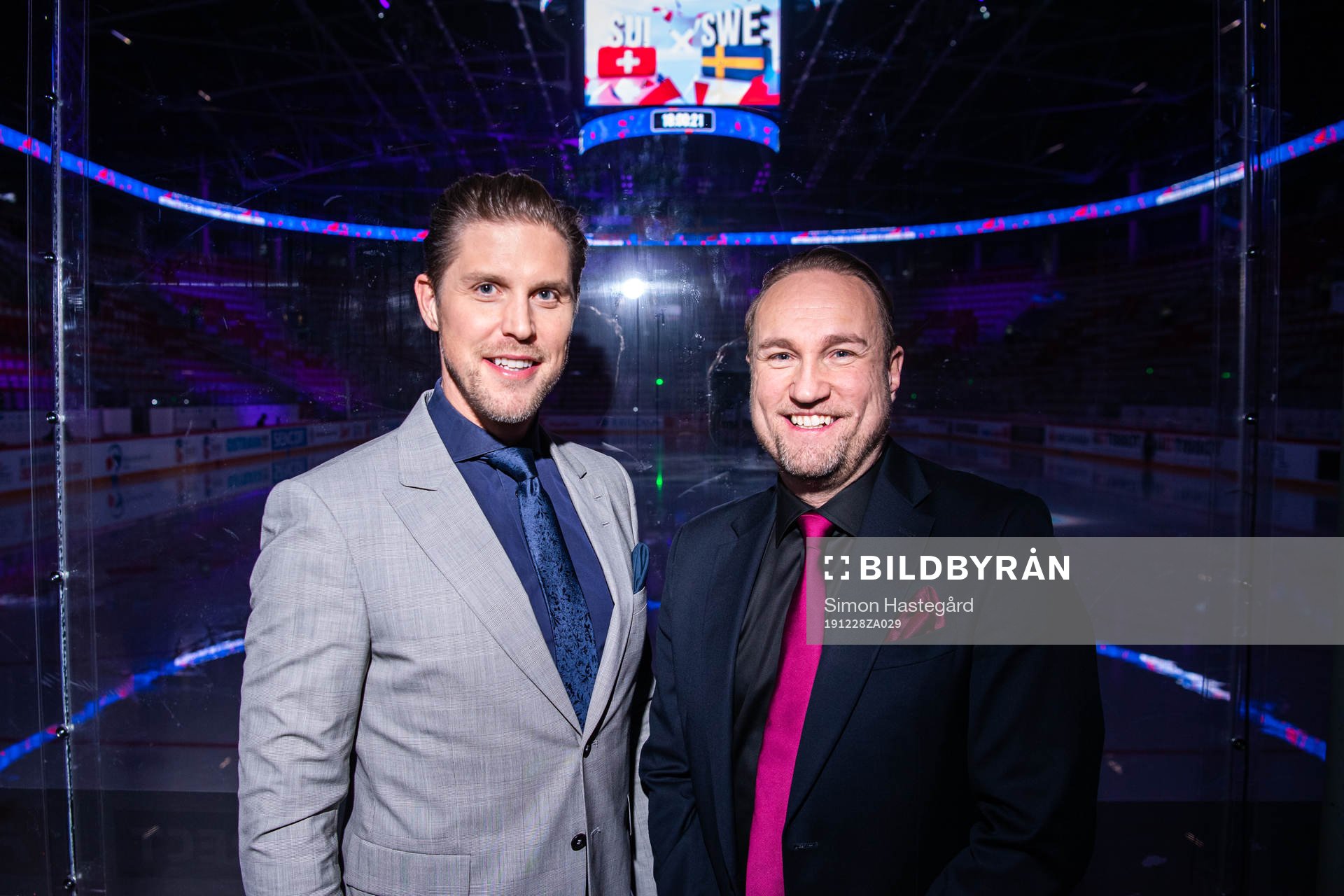 Jonas Andersson and Chris Härenstam of Swedish broadcaster