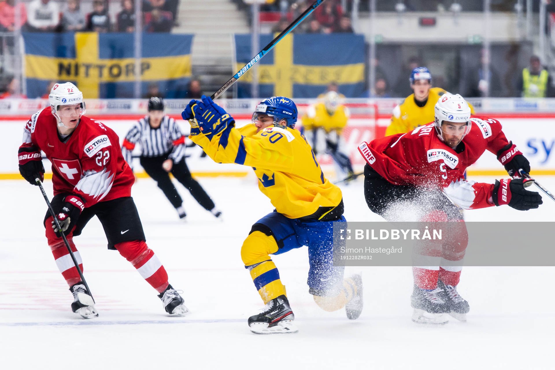 Nikola Pasic of Sweden and Fabian Berri of Switzerland