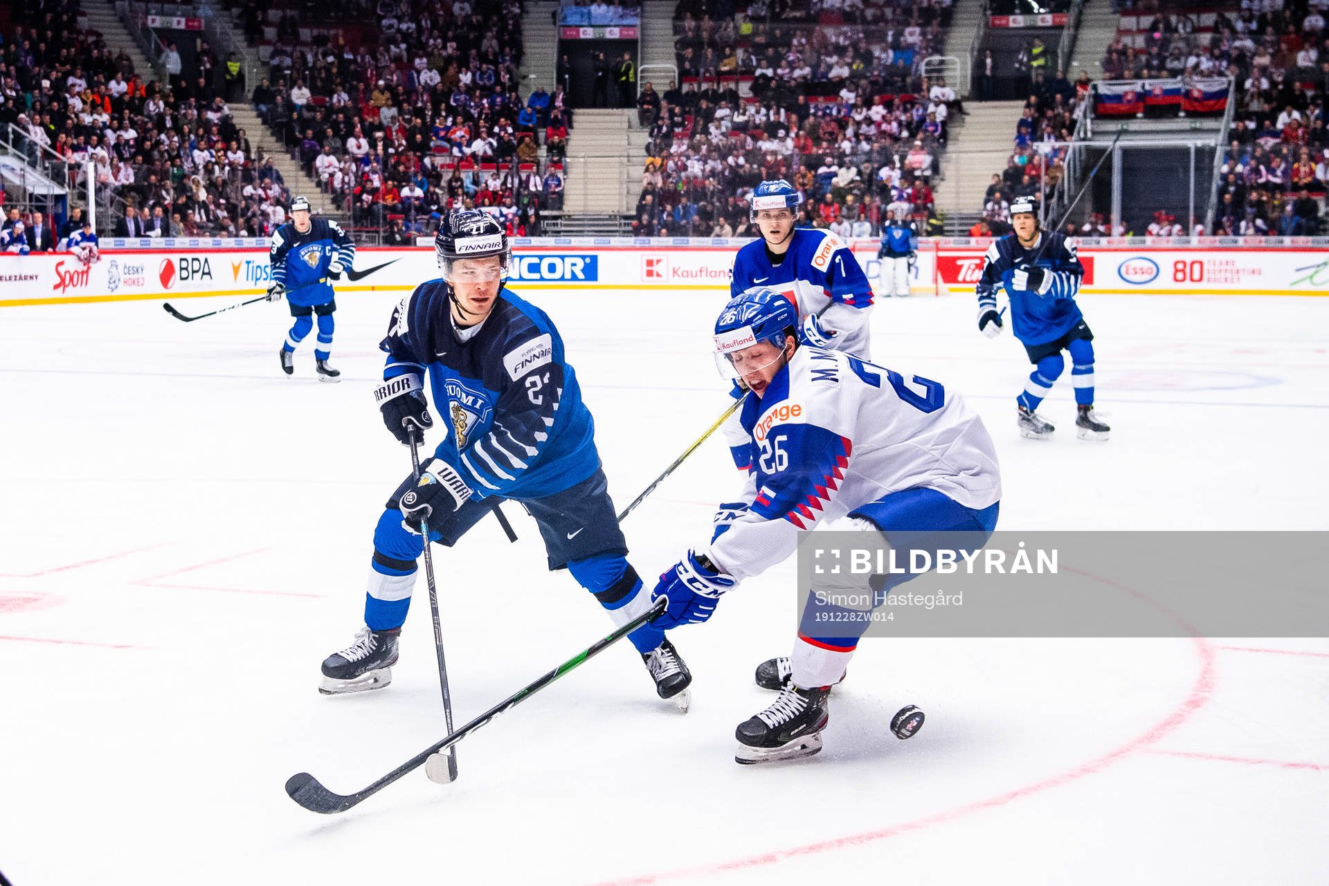 Kristian Tanus of Finland and Marek Minarik of Slovakia