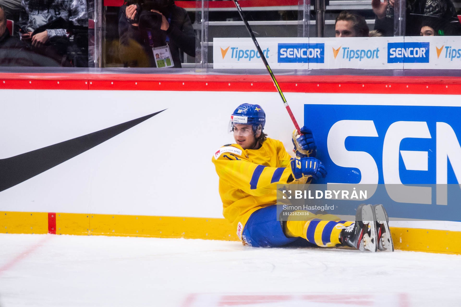 Samuel Fagemo of Sweden celebrate