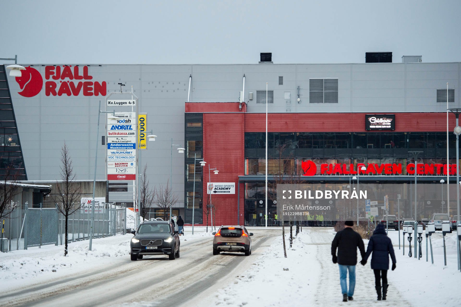 Exteriör av Fjällräven Center