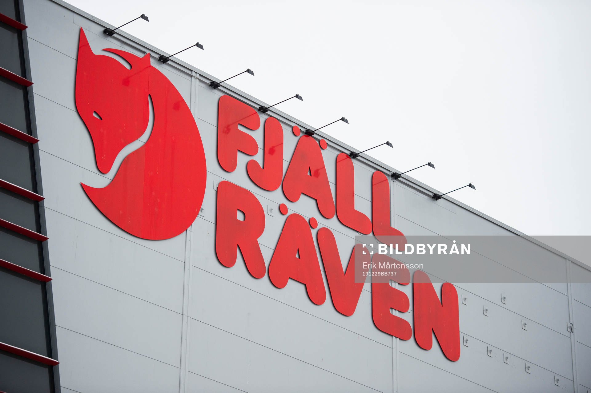 Exteriör av Fjällräven Center