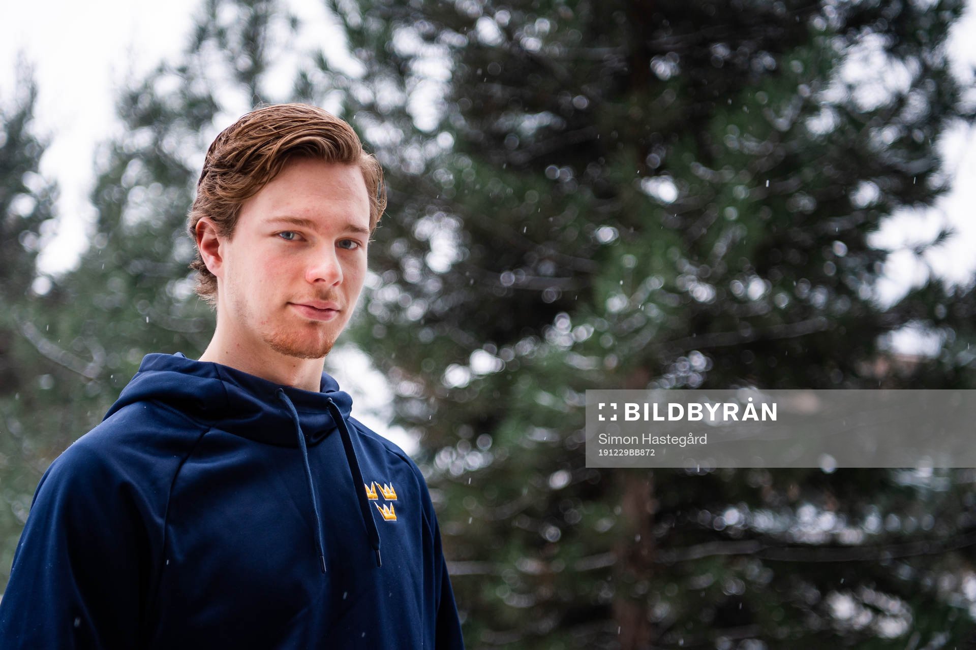 Goalkeeper Hugo Alnefelt of Sweden poses for a portrait at