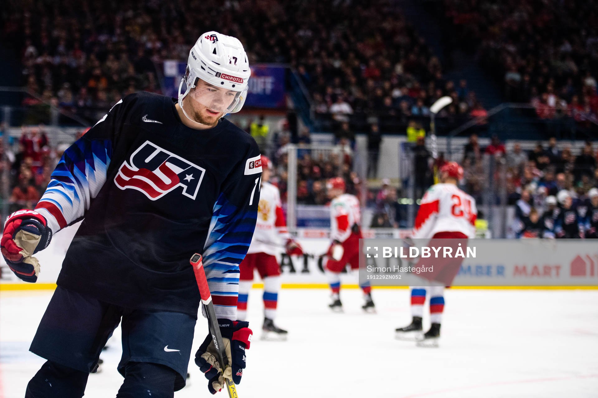 John Beecher of USA looks dejected