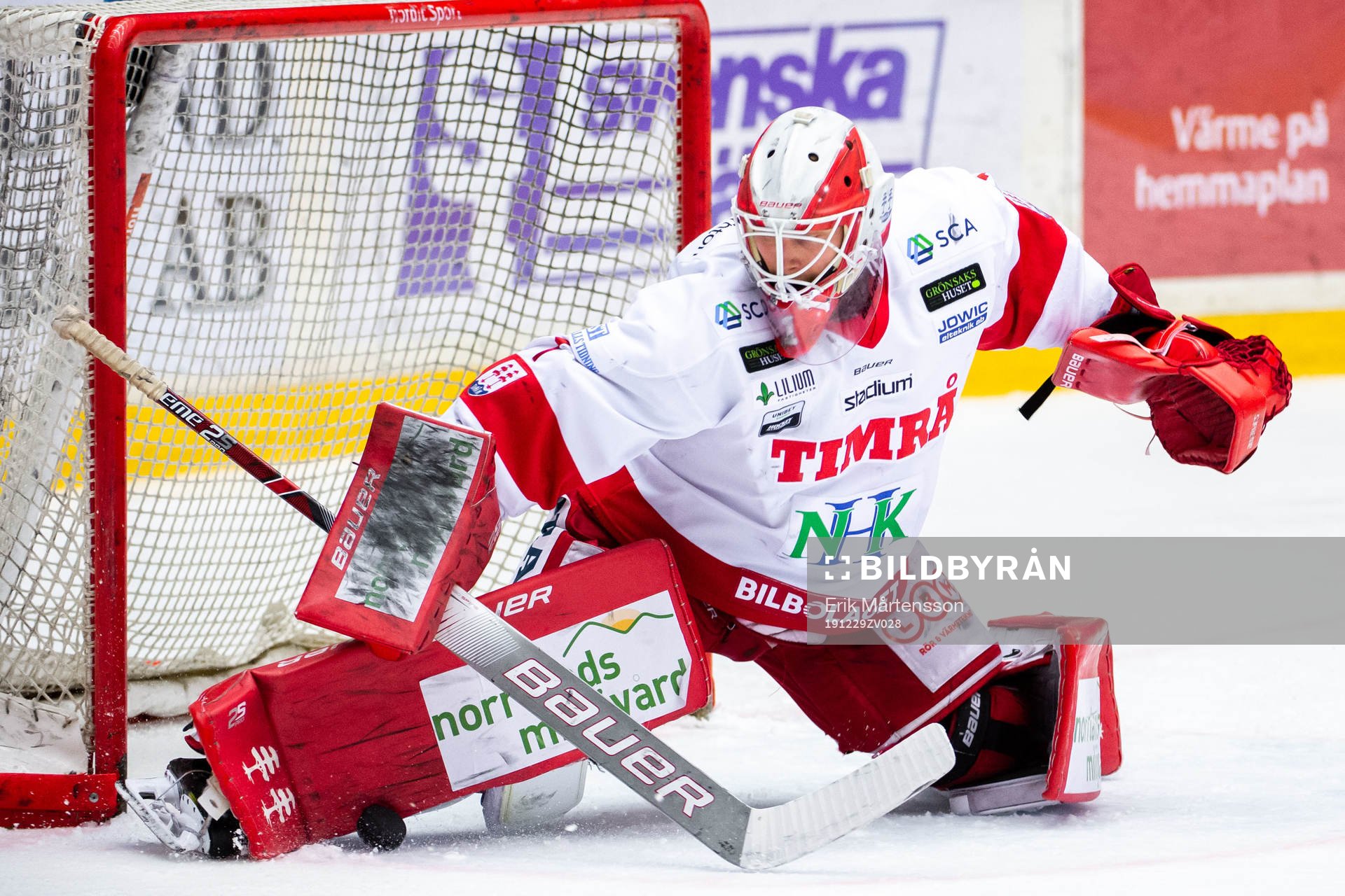 Timrås målvakt Victor Brattström