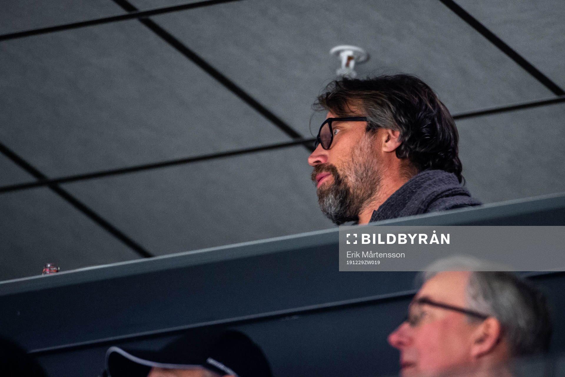 Peter Forsberg på läktaren