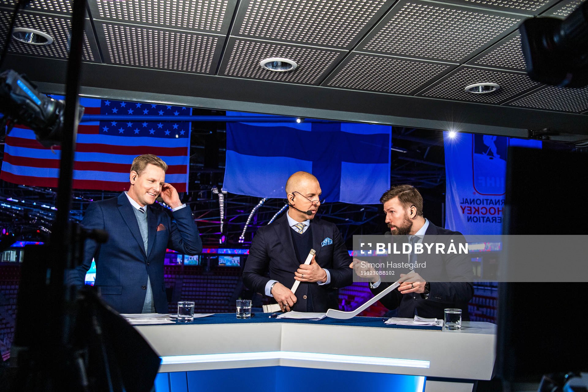 Niklas Jihde, Erik Granqvist and Per Ledin  of Swedish