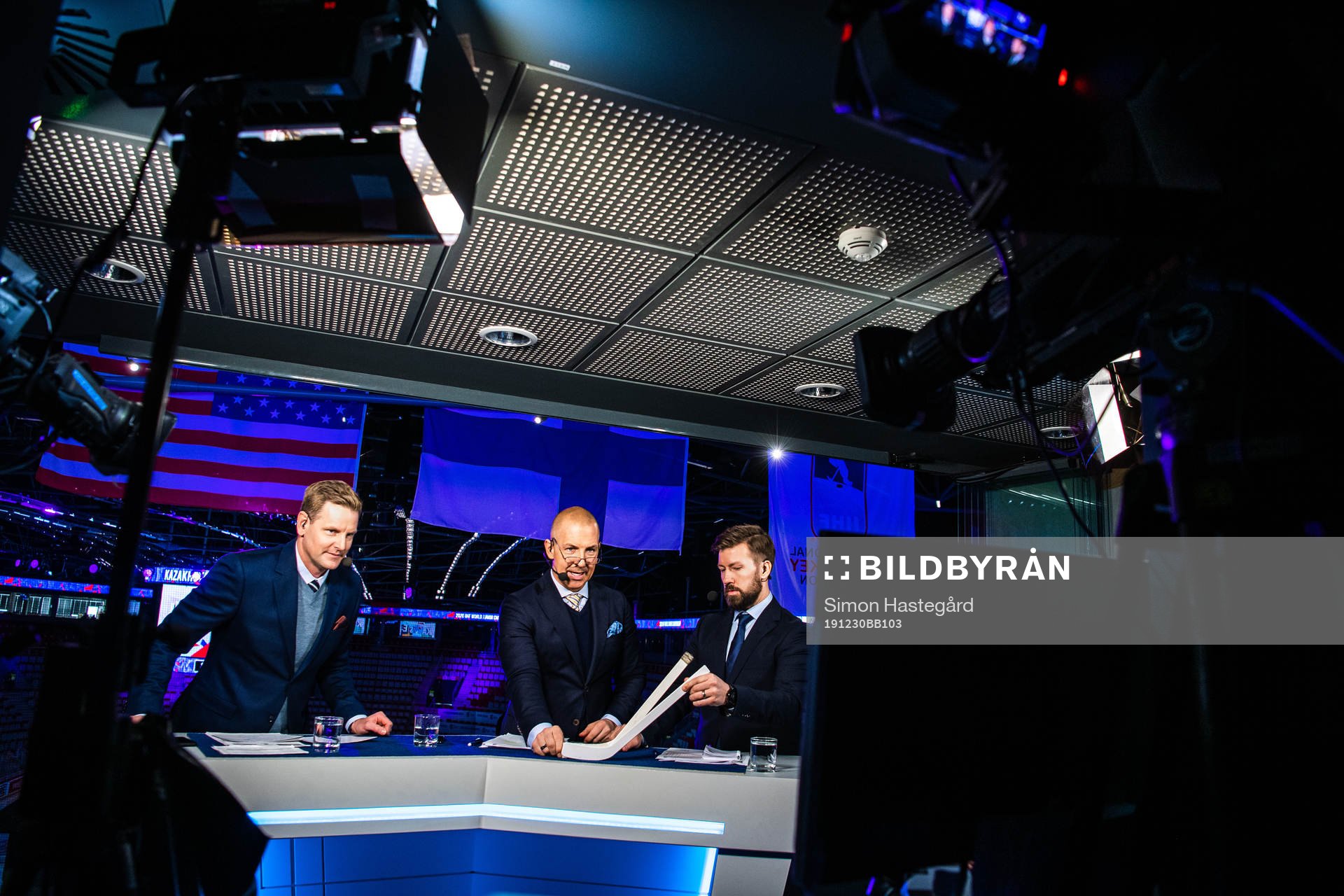 Niklas Jihde, Erik Granqvist and Per Ledin  of Swedish