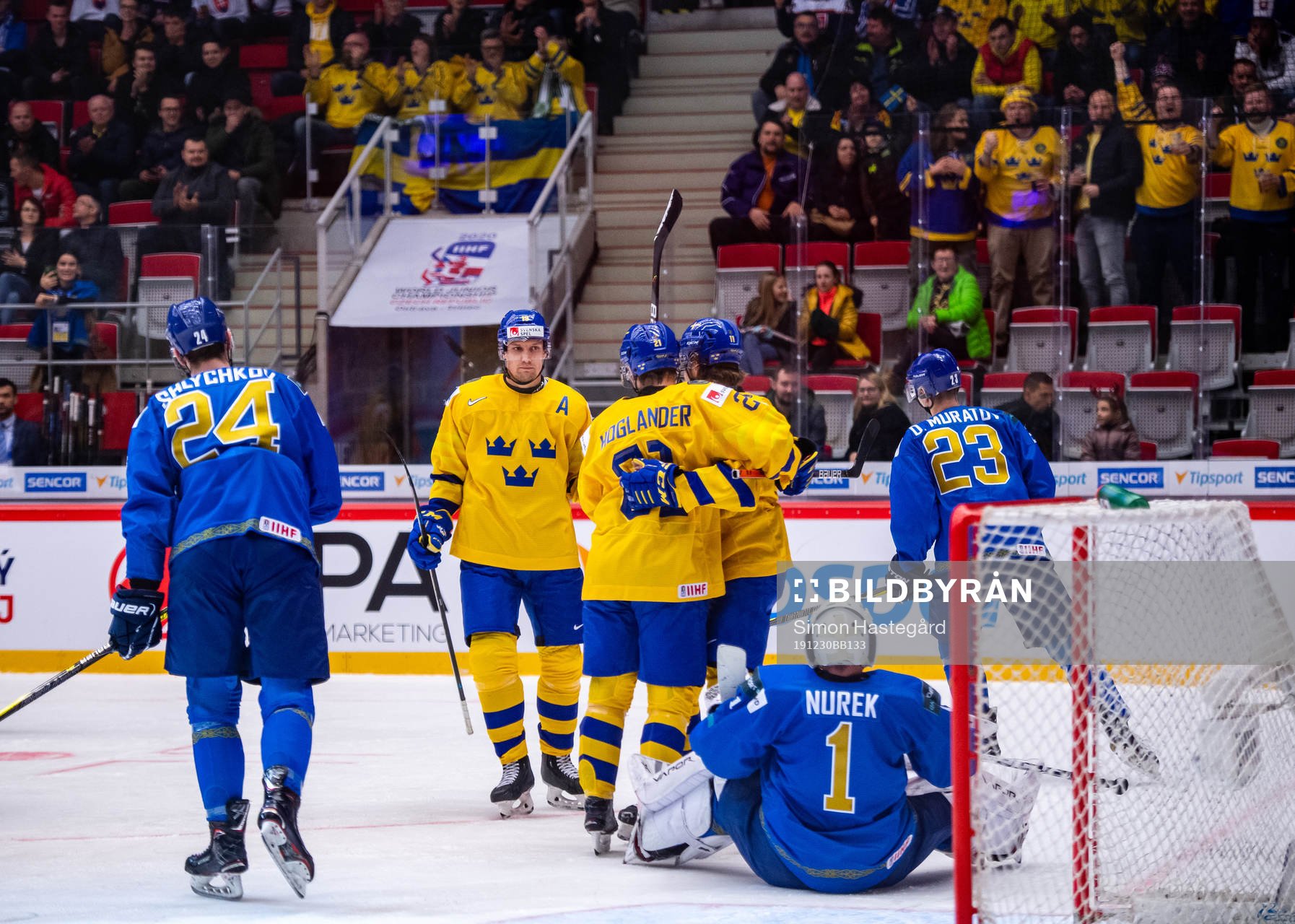 David Gustafsson , Nils Höglander and Samuel Fagemo of