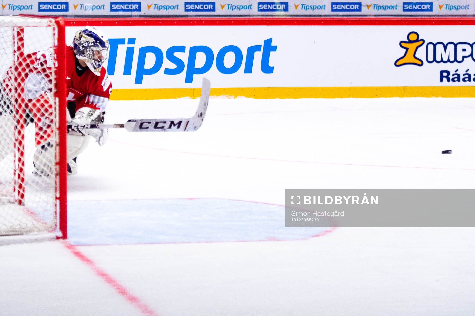 Martin Fasko-Rudas of Slovakia, not pictured, scores the