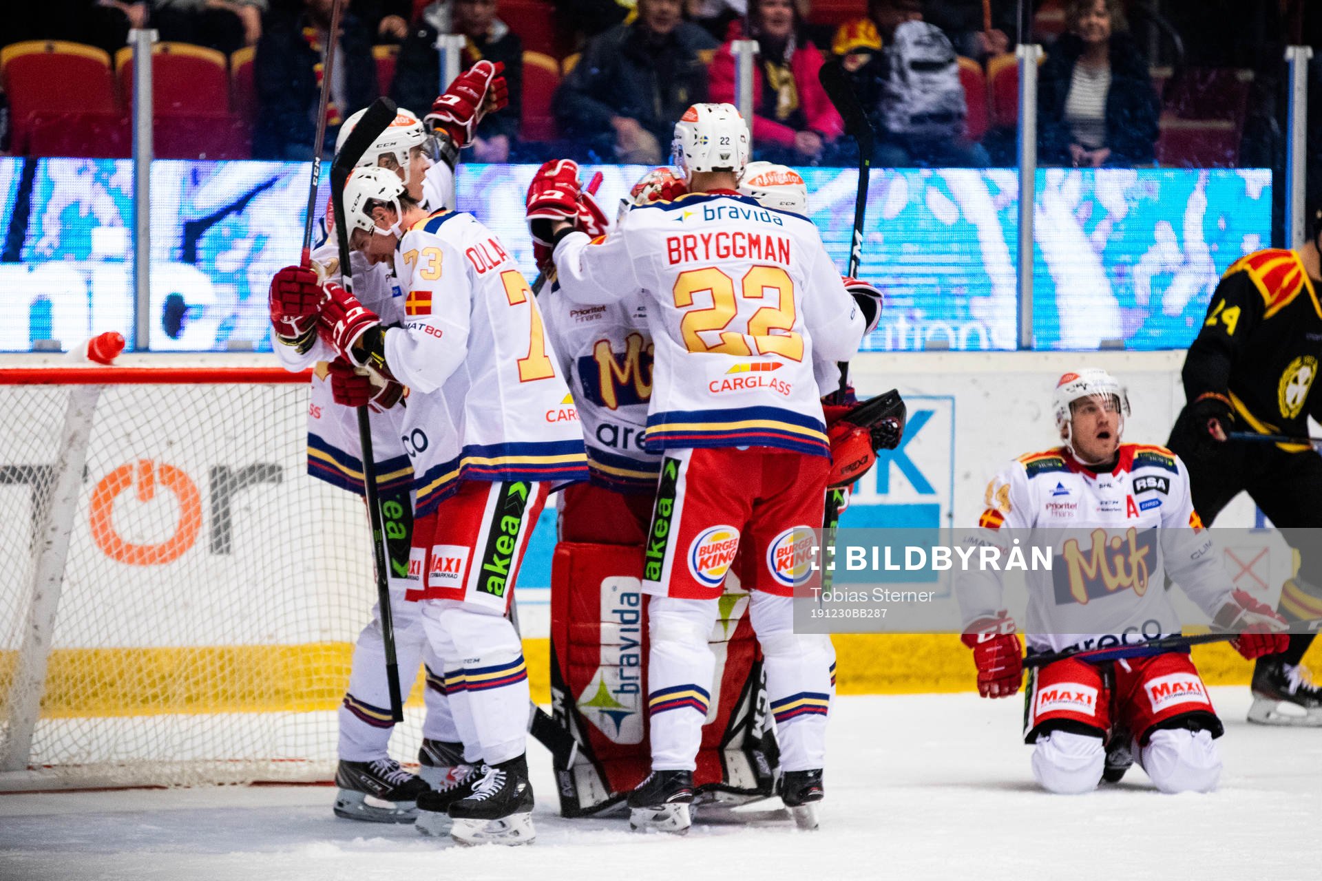 Malmös spelare jublar