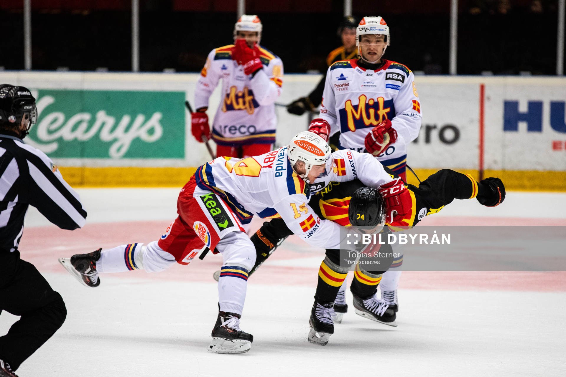 Malmö Redhawks Carl-Johan Lerby och Brynäs Nicklas