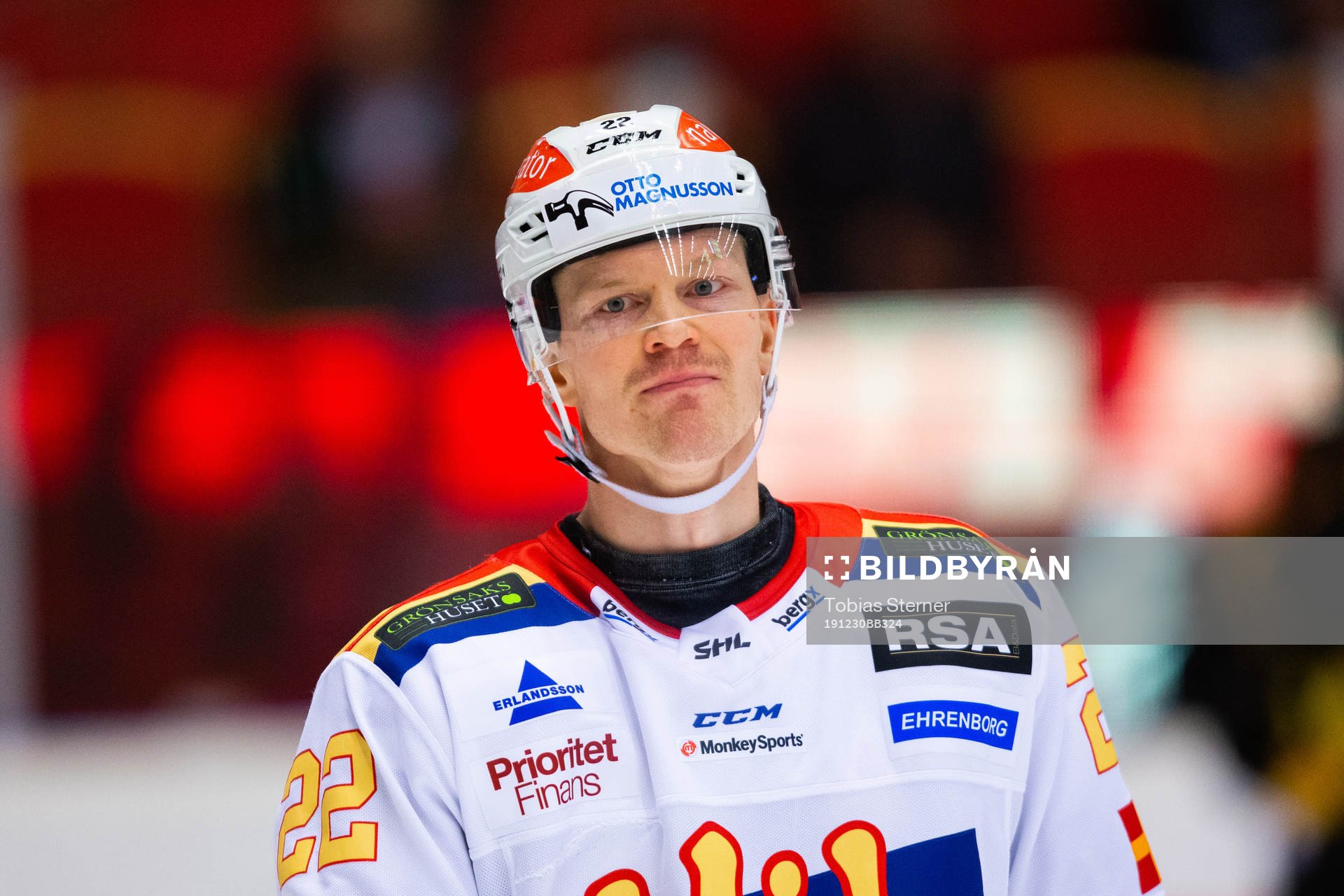 Malmö Redhawks Lars Bryggman deppar