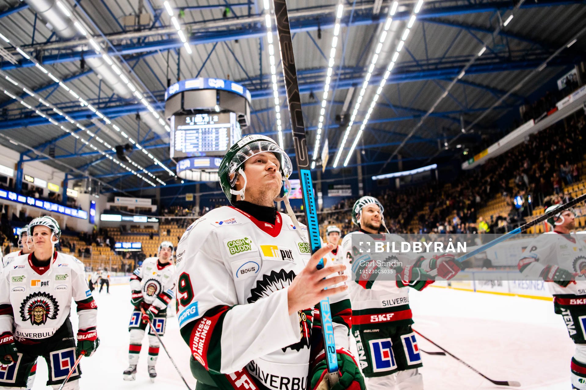 Frölundas Rhett Rakhshani jublar