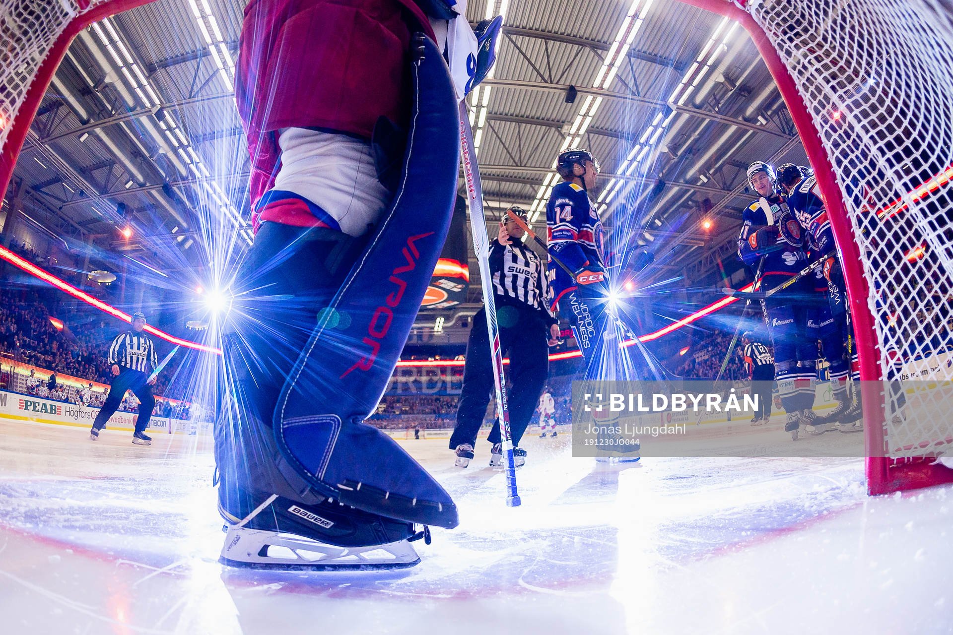 Växjös spelare jublar