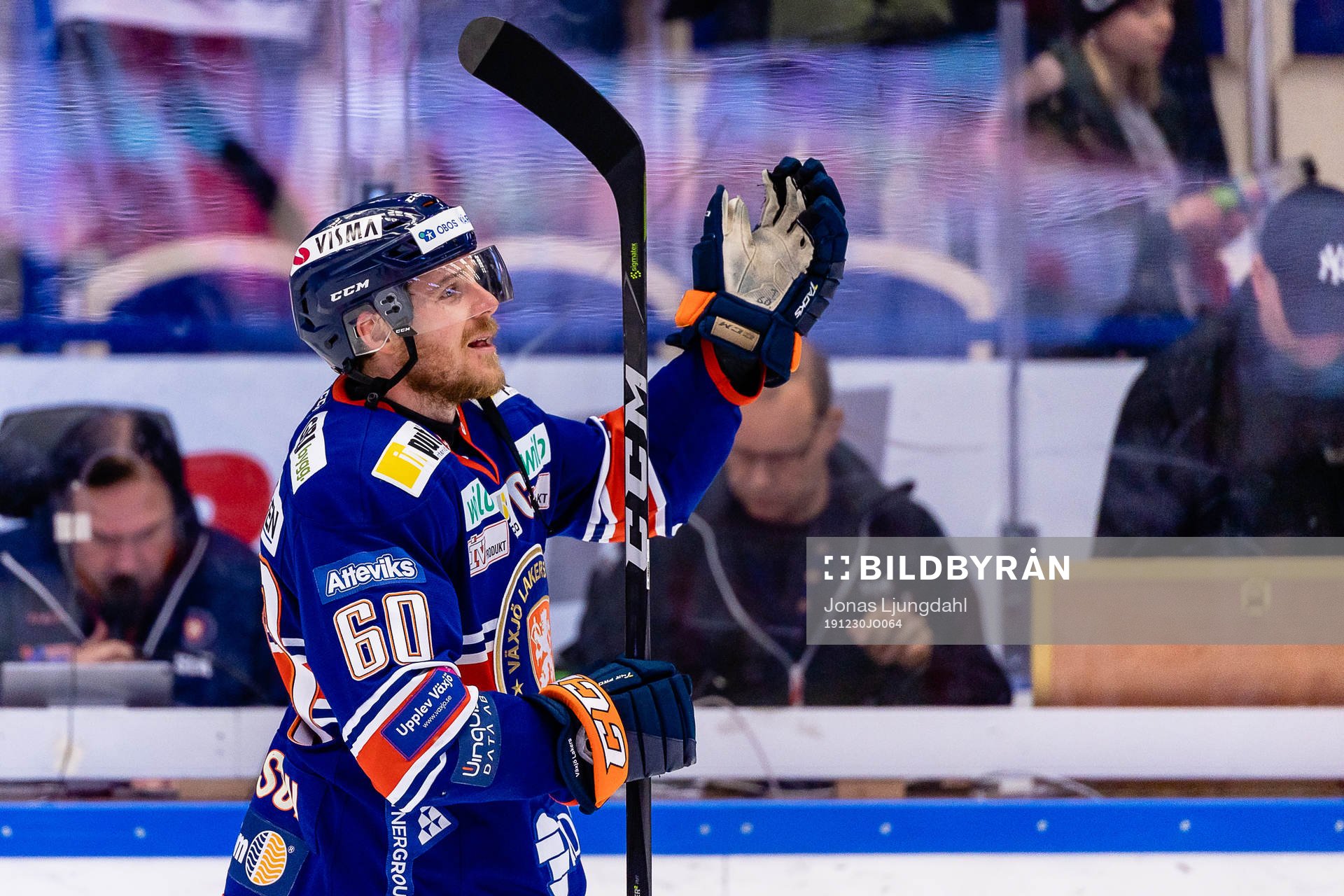 Växjös Erik Josefsson jublar