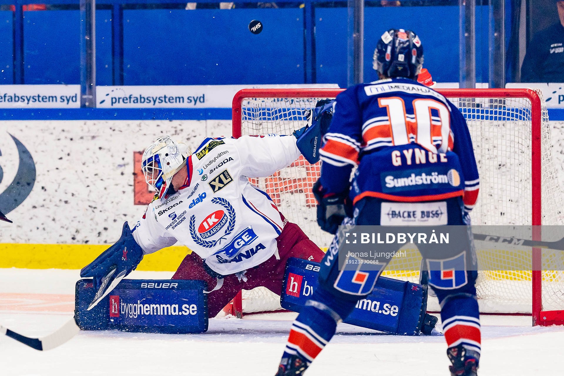 Oskarshamns målvakt Fredrik Pettersson-Wentzel