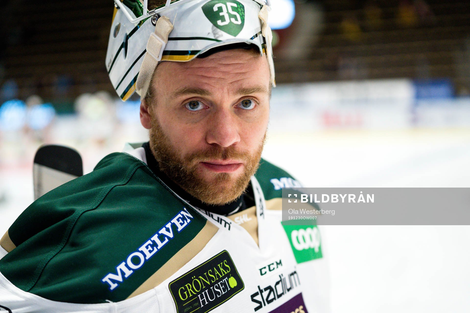 Färjestads målvakt Markus Svensson