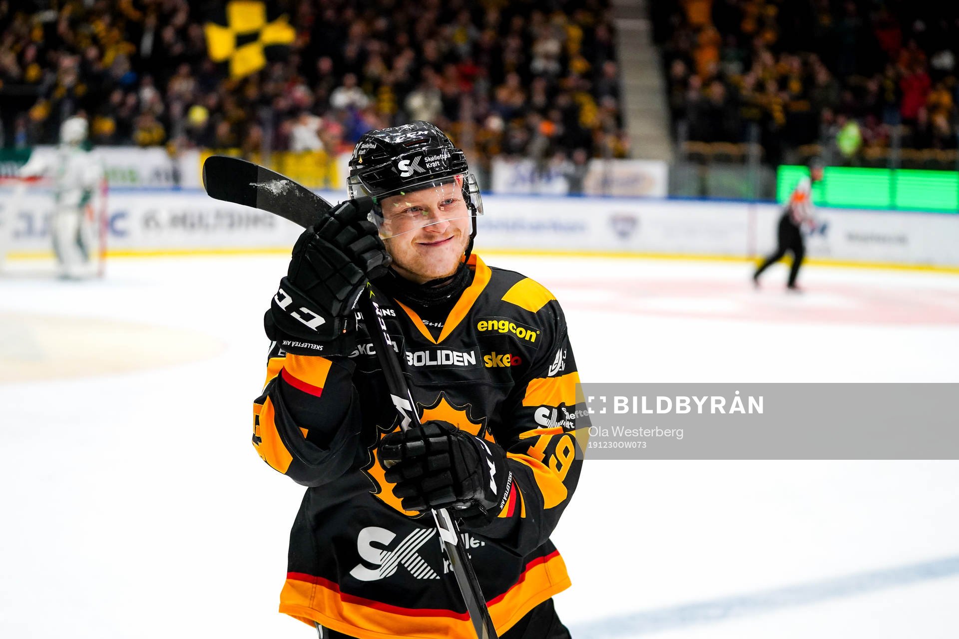 Skellefteås Tuomas Kiiskinen  jublar