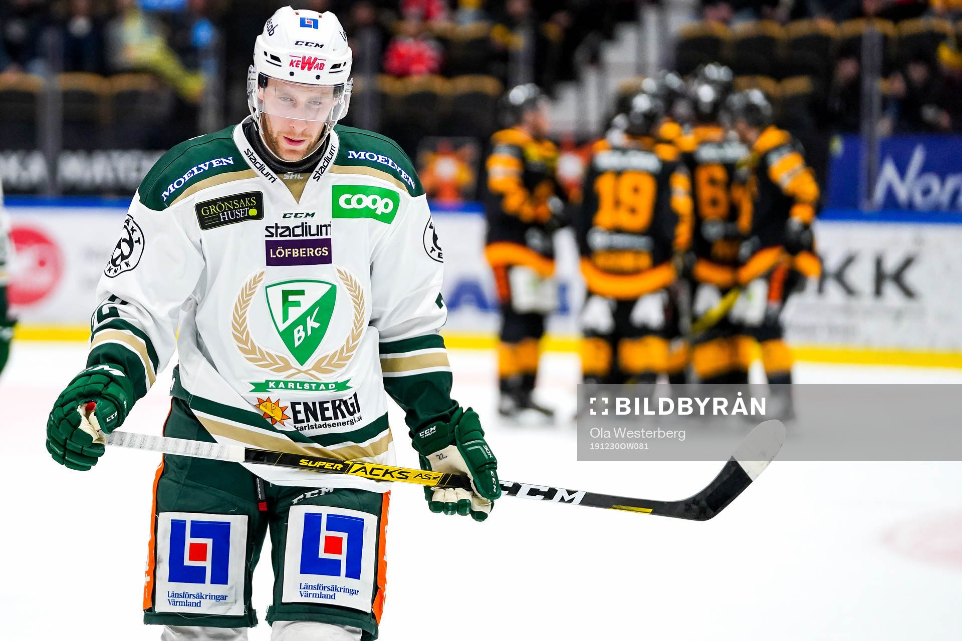 Färjestads Per Åslund deppar