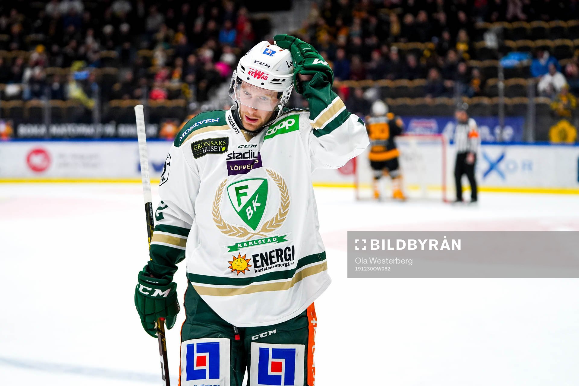 Färjestads Per Åslund deppar