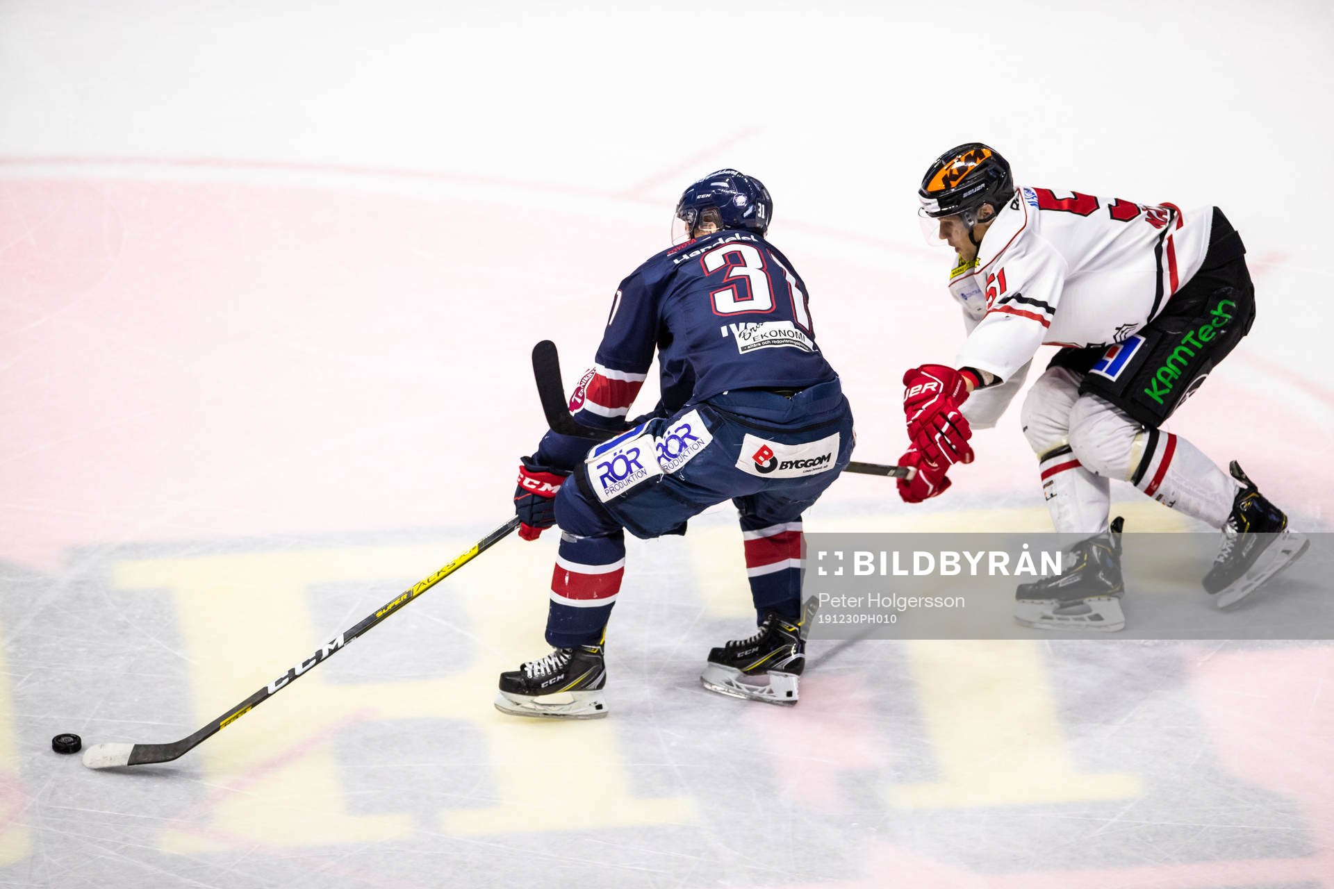 Örebros Kristian Näkyvä och Linköpings Olle Lycksell